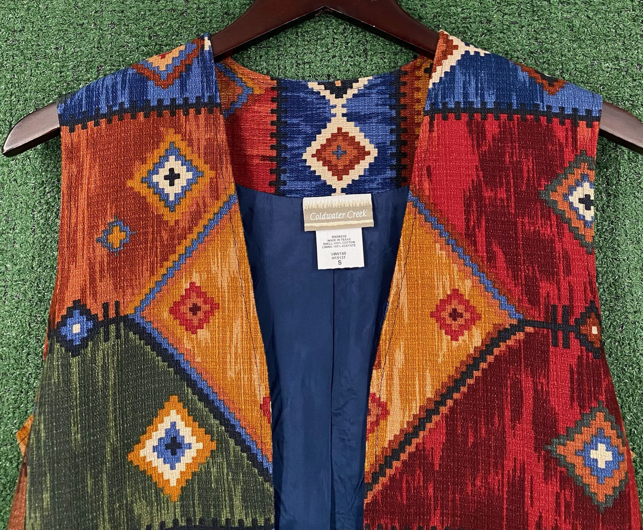 Coldwater Creek 90’s Coldwater Creek Southwestern Concho Detail Vest Small Size S / US 4 / IT 40 - 2 Thumbnail