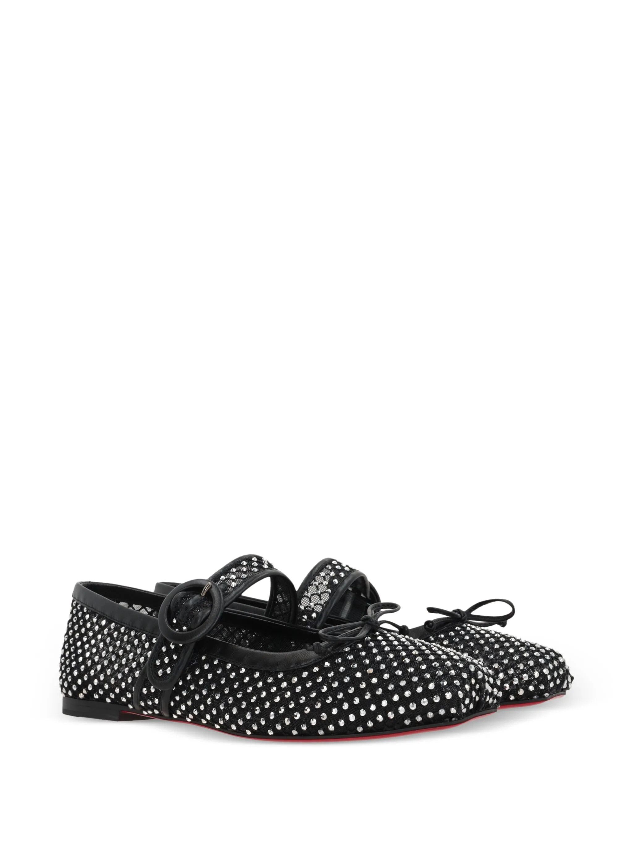 Christian Louboutin o1s1wg110925 Flats in Black Size US 8 / IT 38 - 1 Thumbnail