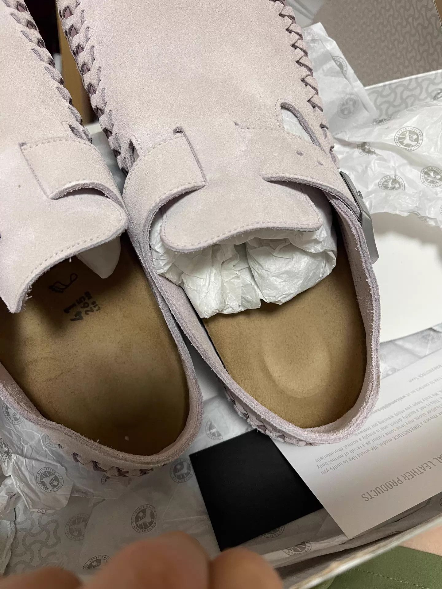 Kith KITH x BIRKENSTOCK London Braided Slipper Pink 41 Size US 8 / EU 41 - 3 Thumbnail