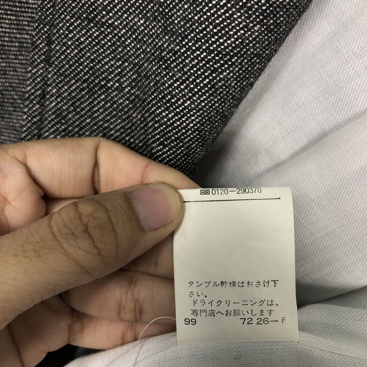 Yohji Yamamoto 🔥Rich Grey - Wool Jacket Cargo Ined Yohji Yamamoto Japan Size US M / EU 48-50 / 2 - 16 Thumbnail