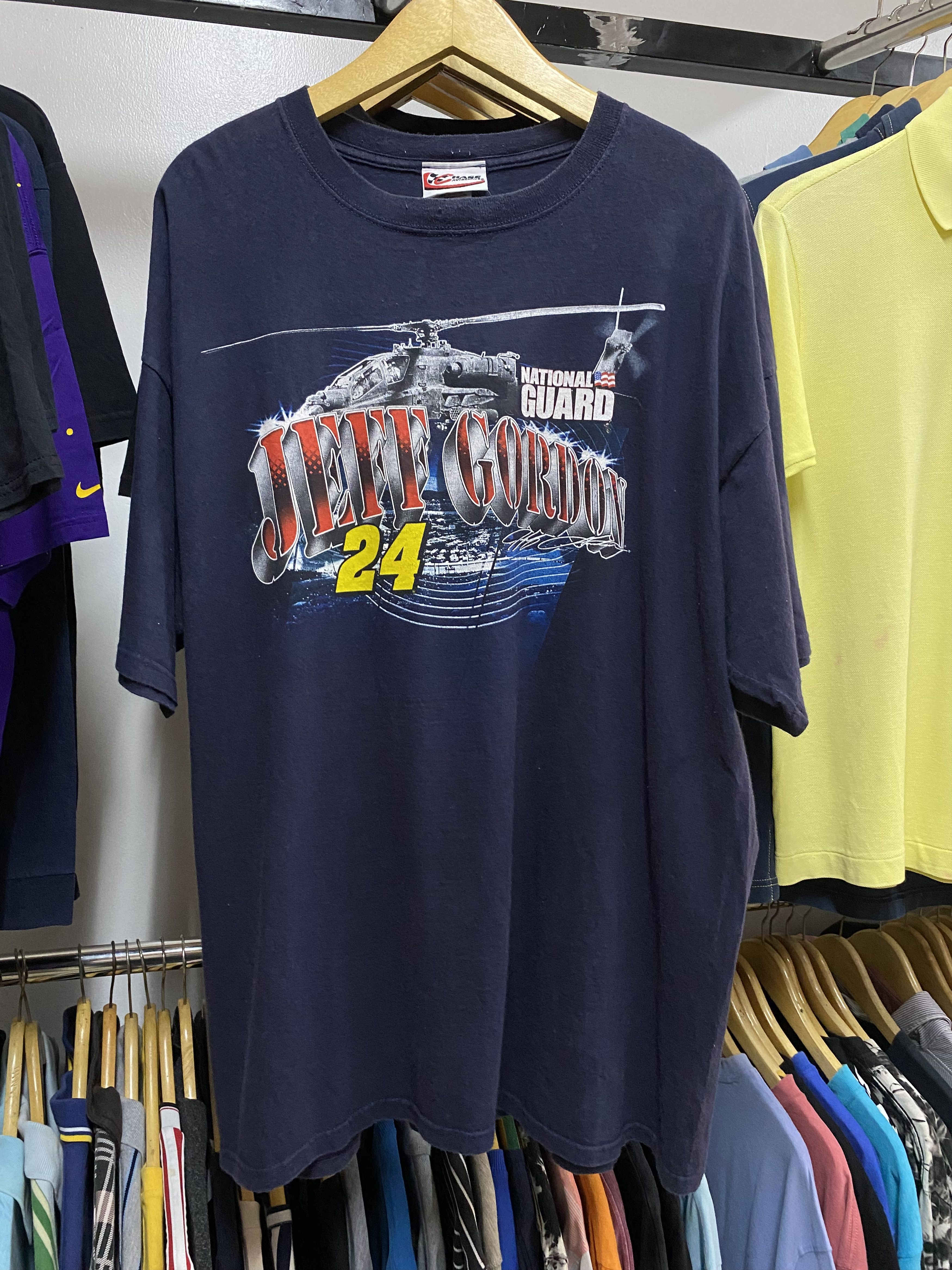 NASCAR Vintage y2k Nascar Jeff Gordon Chase T-shirt Size US XXL / EU 58 / 5 - 1 Thumbnail