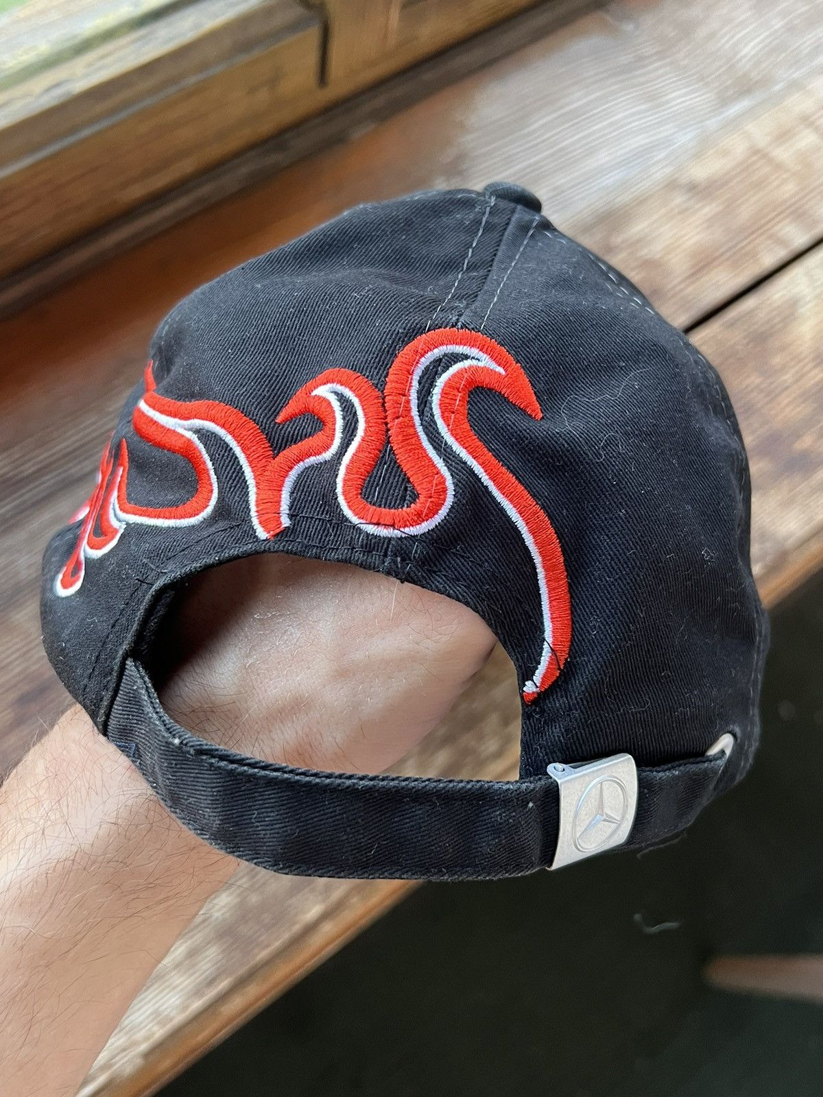Mercedes-Benz Vintage Hat Mercedes Benz Flames Archival Cap Y2K Size ONE SIZE - 9 Thumbnail
