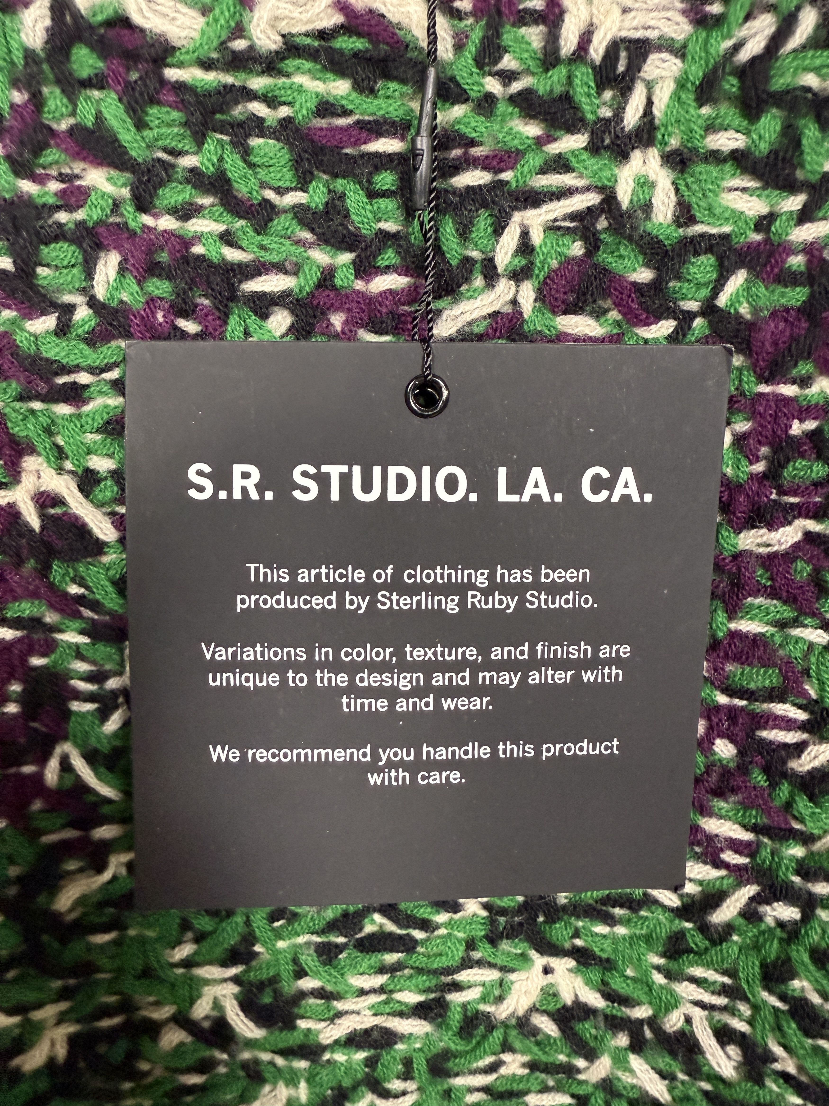 Sterling Ruby S.R. Studio Float Jacquard Crewneck Sweater Size US S / EU 44-46 / 1 - 12 Thumbnail
