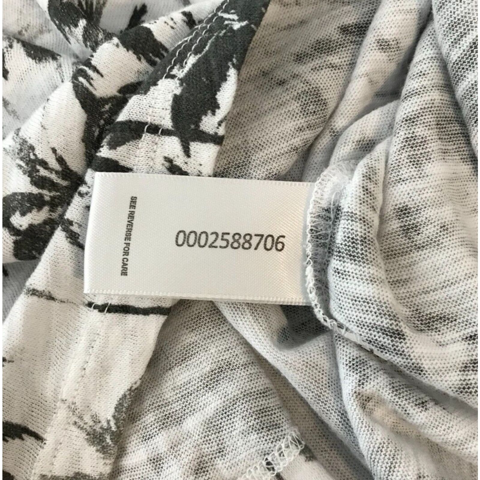 Anthropologie by Anthropologie White Short Sleeve Shirt with Palm Trees Size S / US 4 / IT 40 - 7 Thumbnail