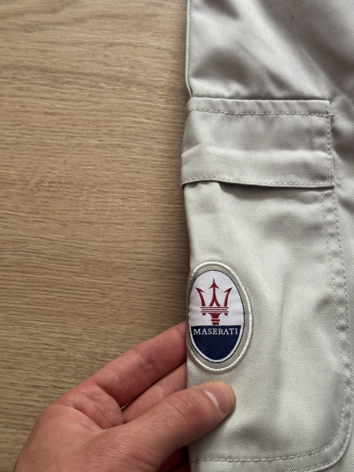 Maserati Vintage 00s Maserati Racing Team Moto Formula 1 Baggy Pants Size US 36 / EU 52 - 3 Thumbnail