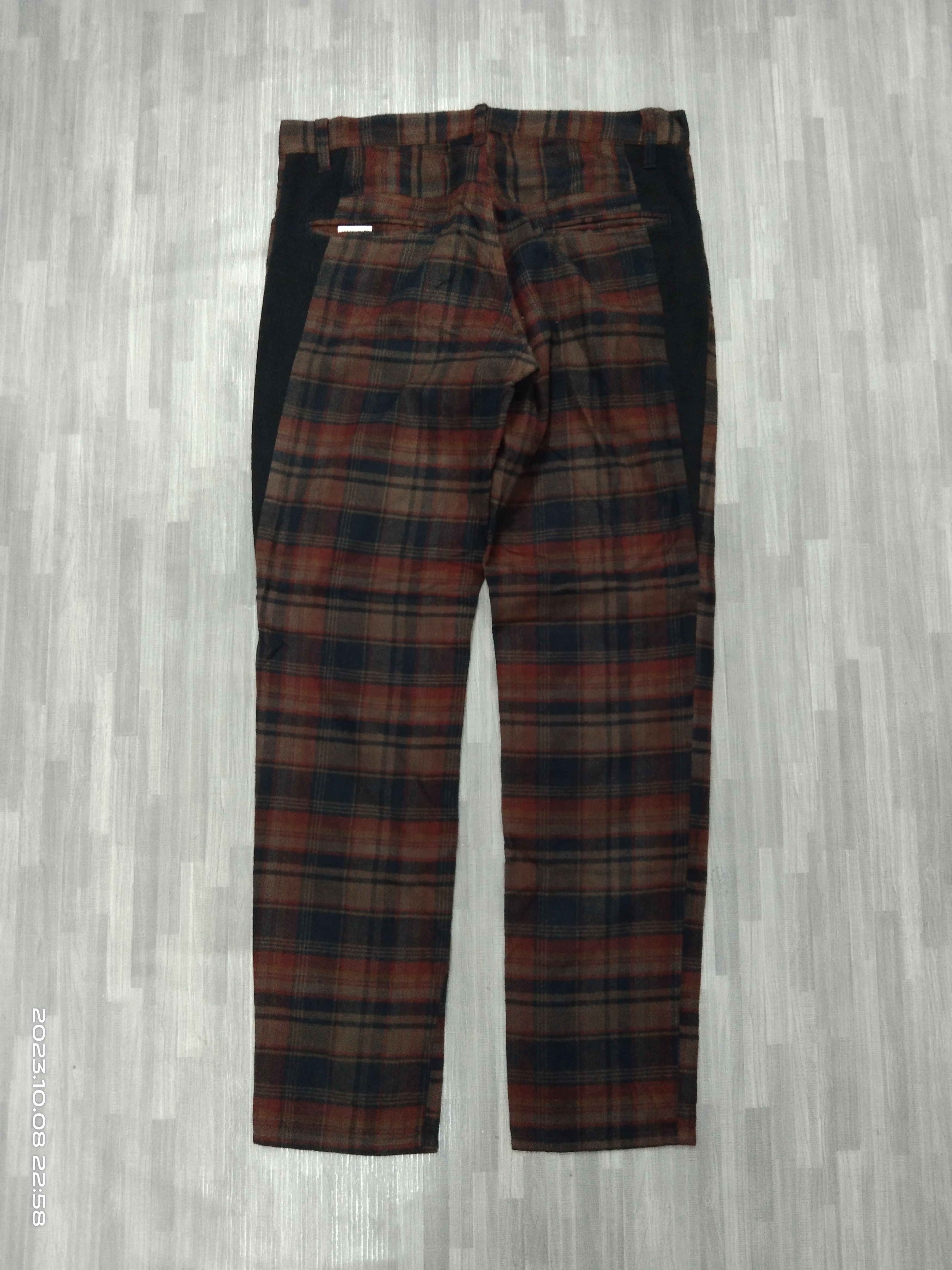 Y's × Yohji Yamamoto Y's TARTAN PANTS Size 29" - 3 Thumbnail