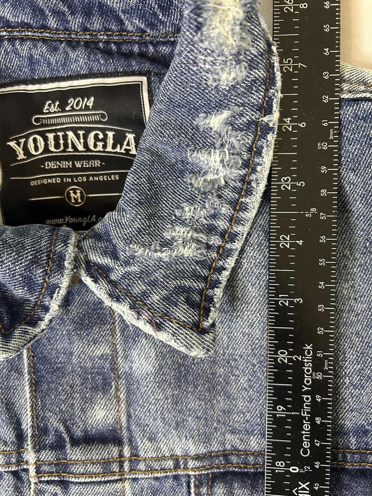 YoungLA YoungLA Ombre Denim Jacket Model #632 Mens Medium Size US M / EU 48-50 / 2 - 4 Thumbnail