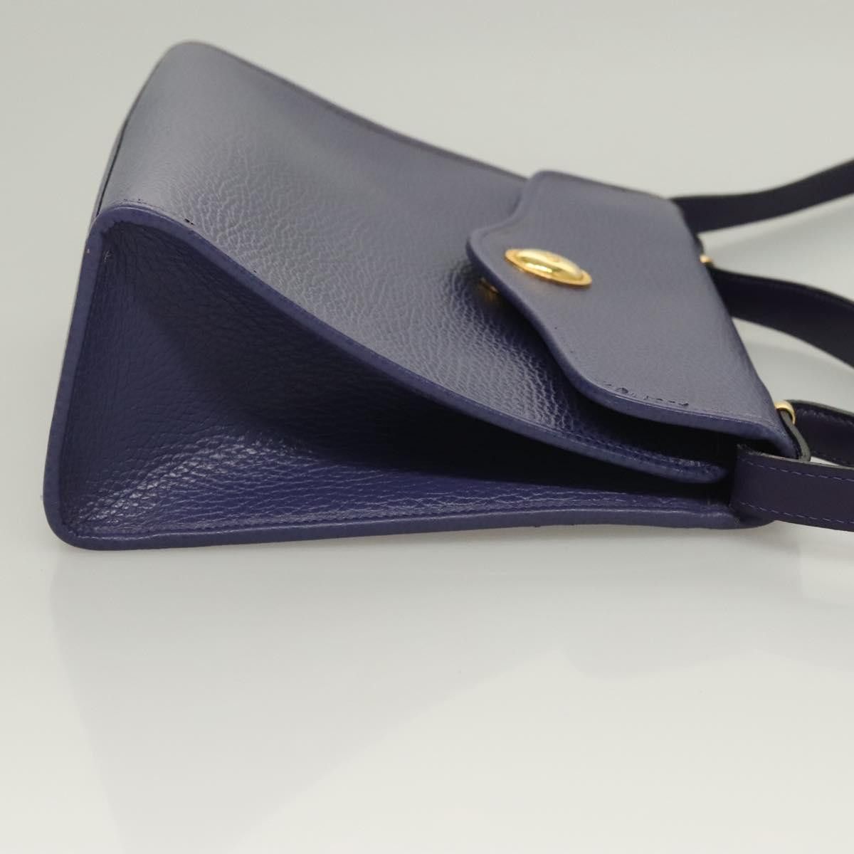 Dior DIOR Hand Bag Leather Gold Purple Gray Size ONE SIZE - 4 Thumbnail