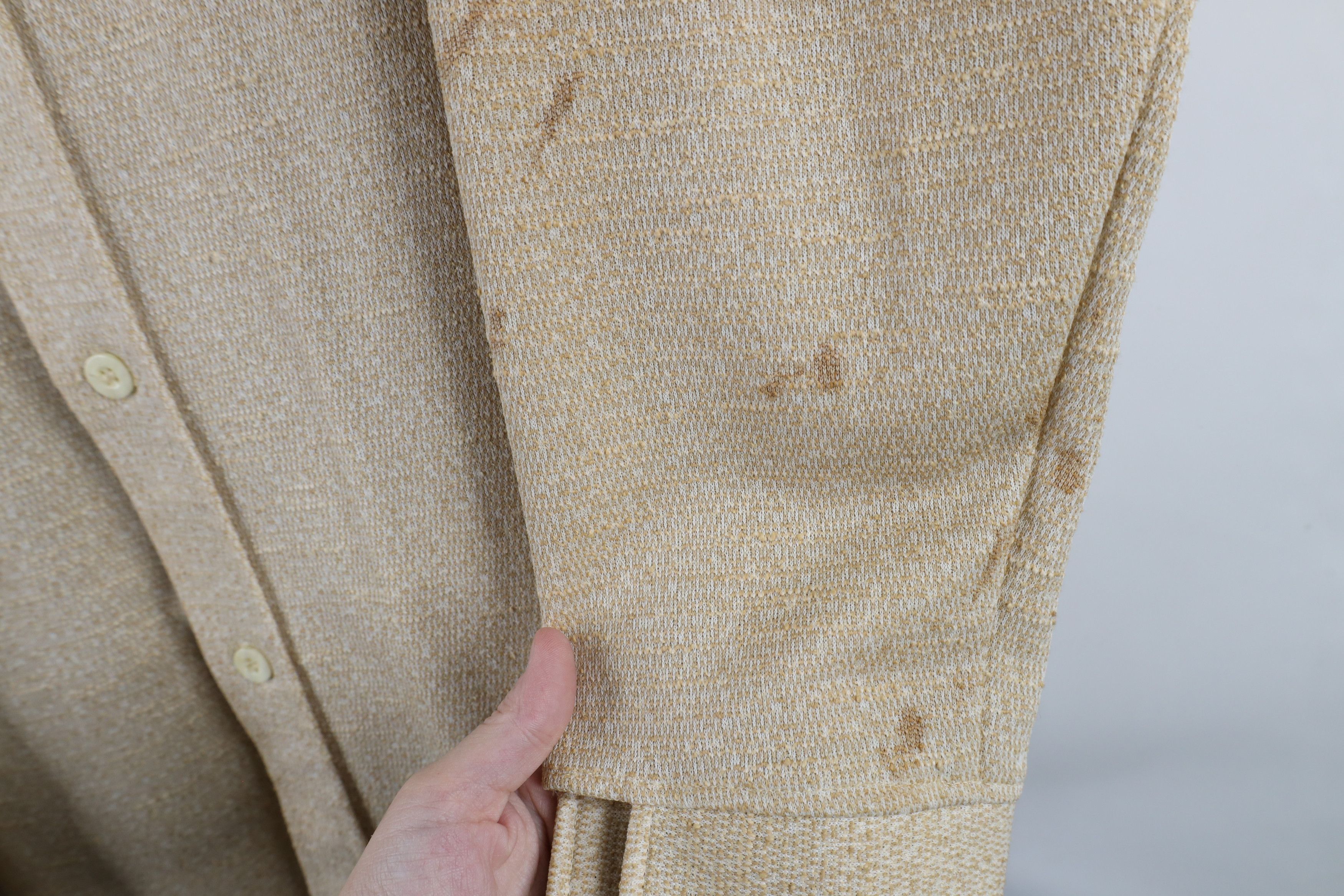 Vintage × Wrangler Vintage 70s Wrangler Knit Collared Western Button Shirt USA Size US L / EU 52-54 / 3 - 4 Thumbnail