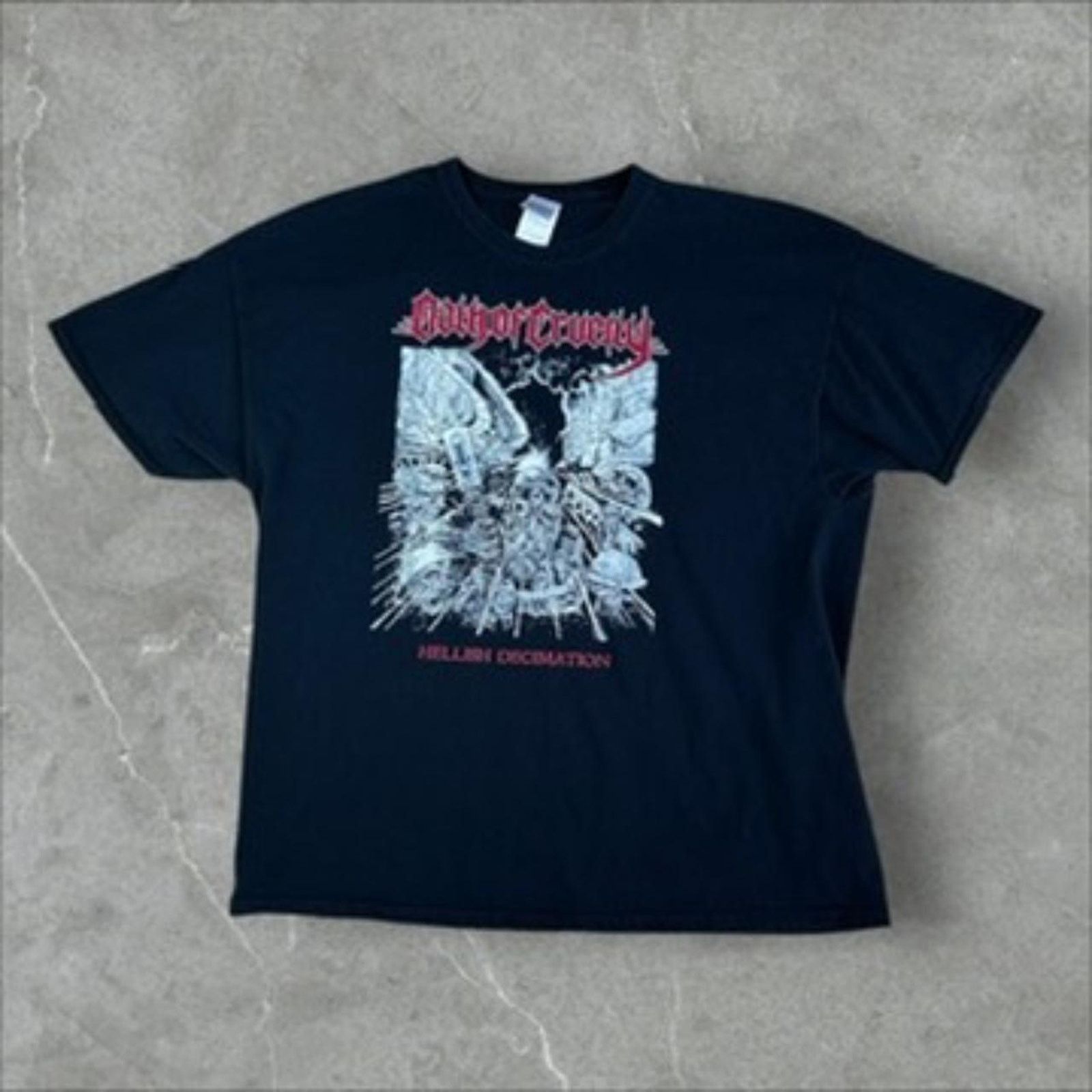 Gildan Oath of Cruelty "Hellish Decimation" Metal Tee Size US XXL / EU 58 / 5 - 1 Thumbnail