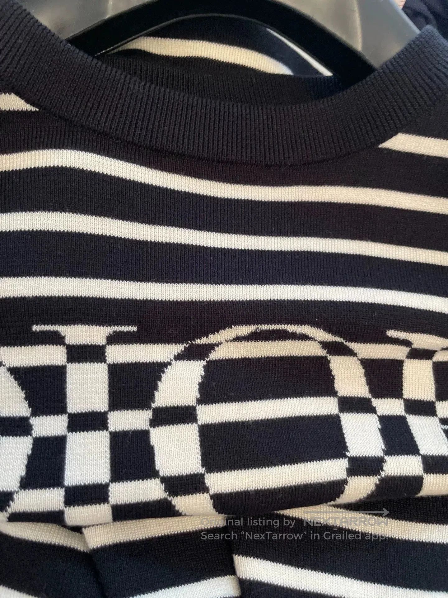 Dior Dior Striped Crewneck Short Sleeve Tee. Size US XL / EU 56 / 4 - 8 Thumbnail