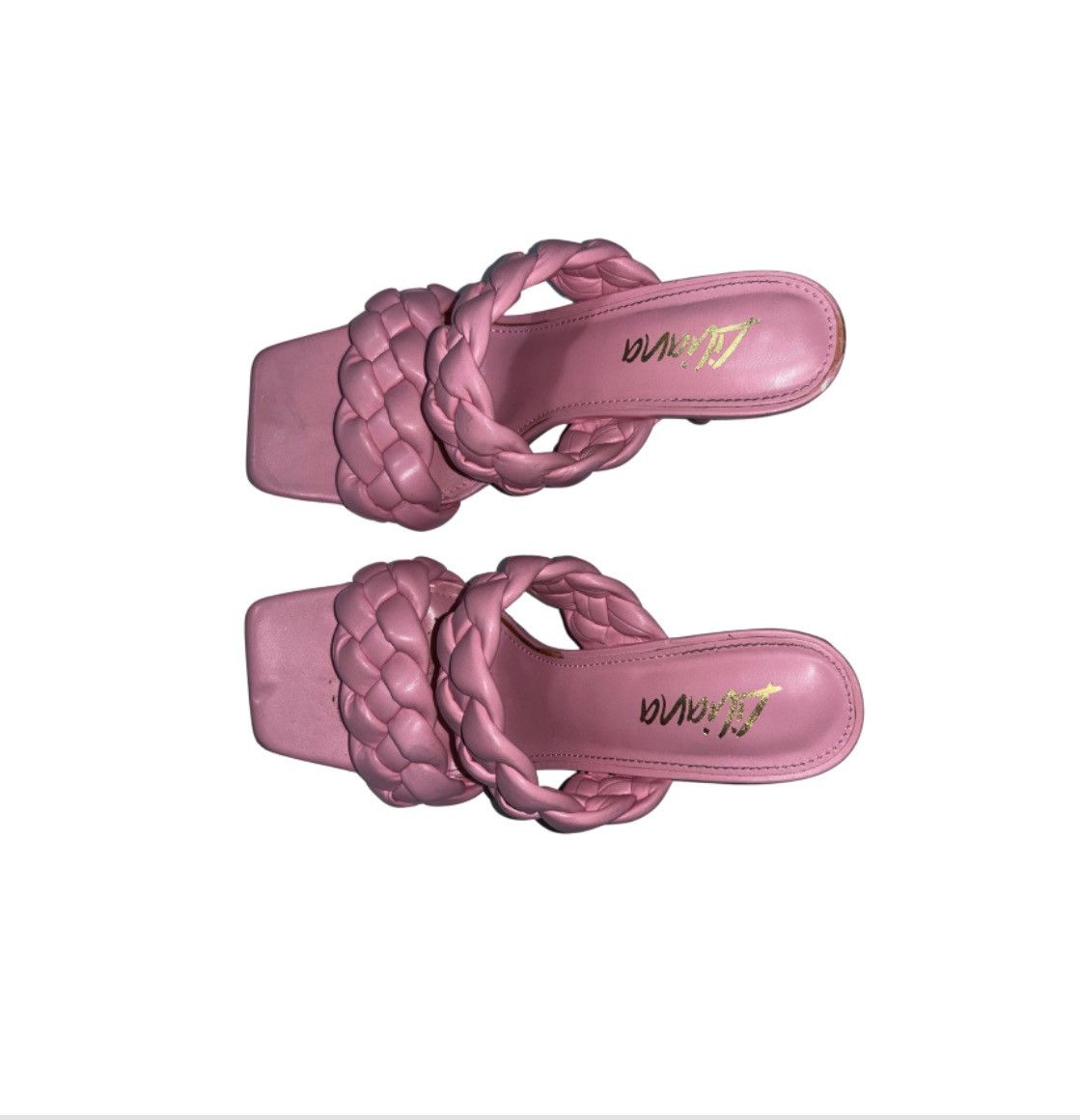 Other Light Pink Braid Heel Size 7 1/2 fits like a 7 Size US 7.5 / IT 37.5 - 2 Thumbnail