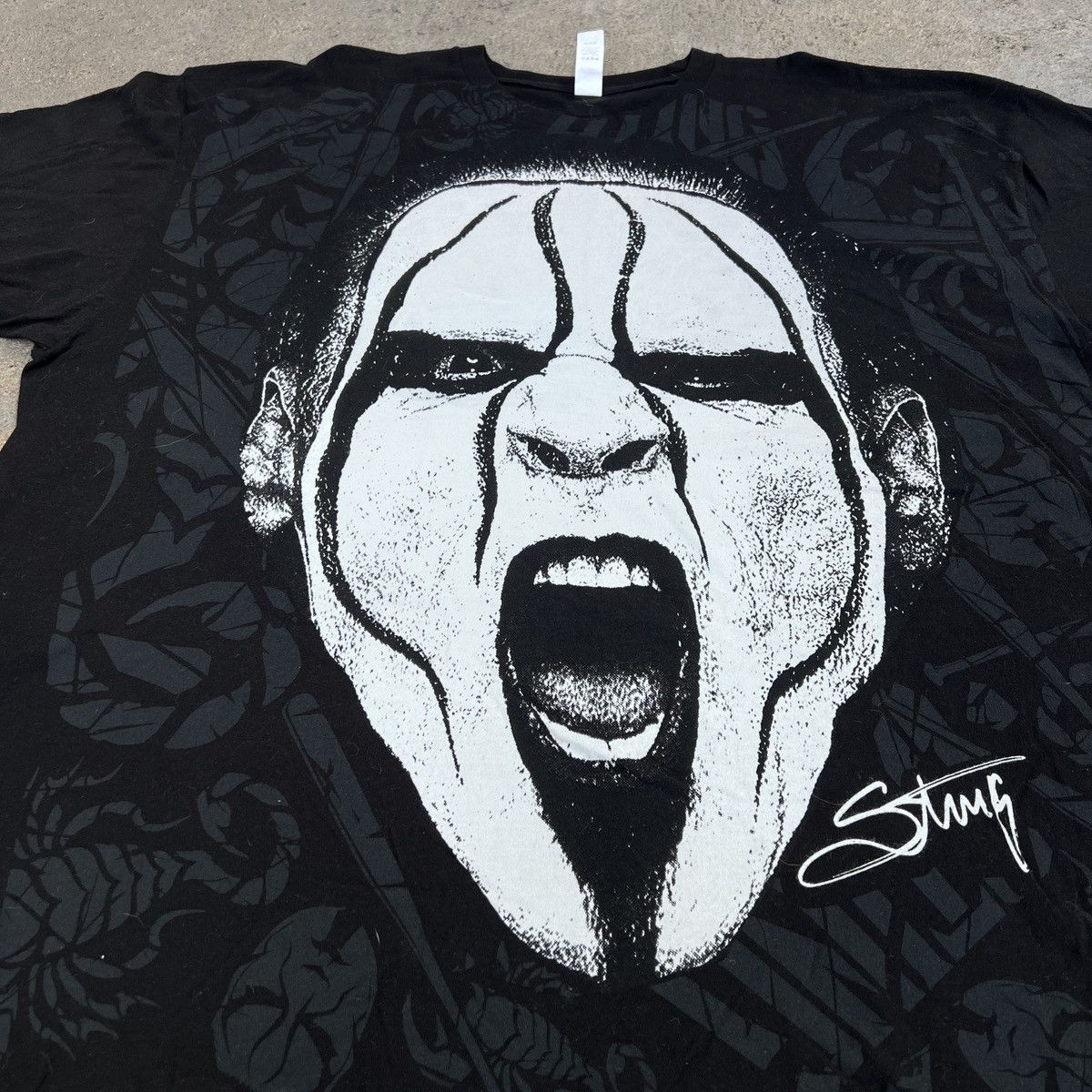 Tultex Sting Bigface Wrestling 3XL graphic streetwear oversized Size US XXL / EU 58 / 5 - 4 Thumbnail