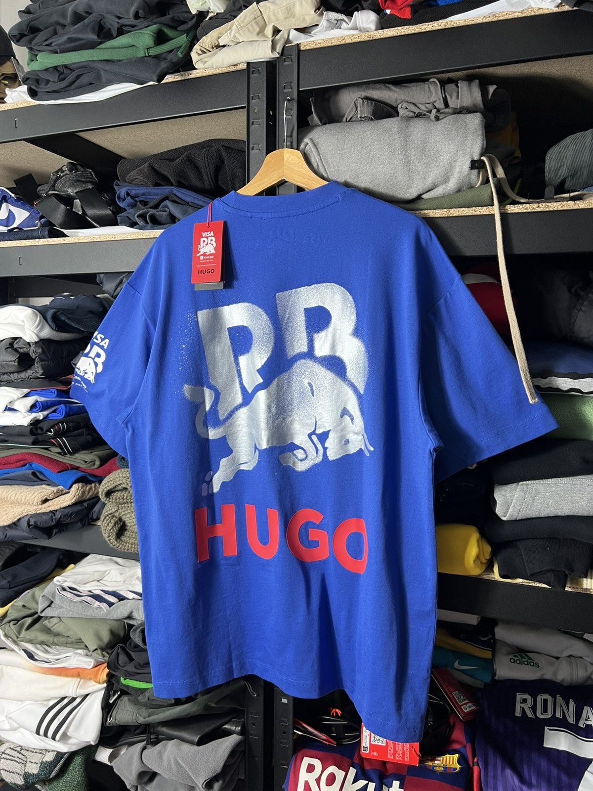 Hugo HUGO Red Bull Racing F1 Oversized T-Shirt Visa Cash App Size US M / EU 48-50 / 2 - 7 Thumbnail