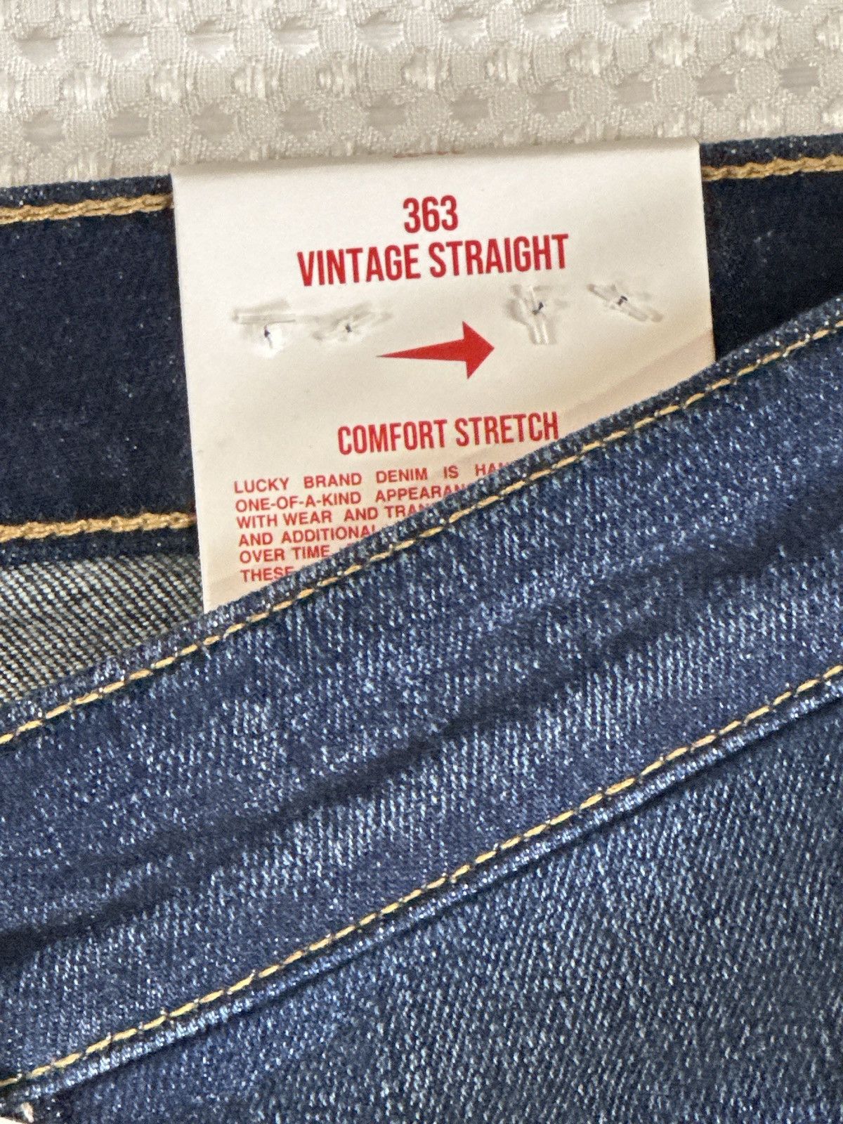 Lucky Brand Lucky Brand 363 Vintage Straight Jeans Size US 34 / EU 50 - 5 Thumbnail