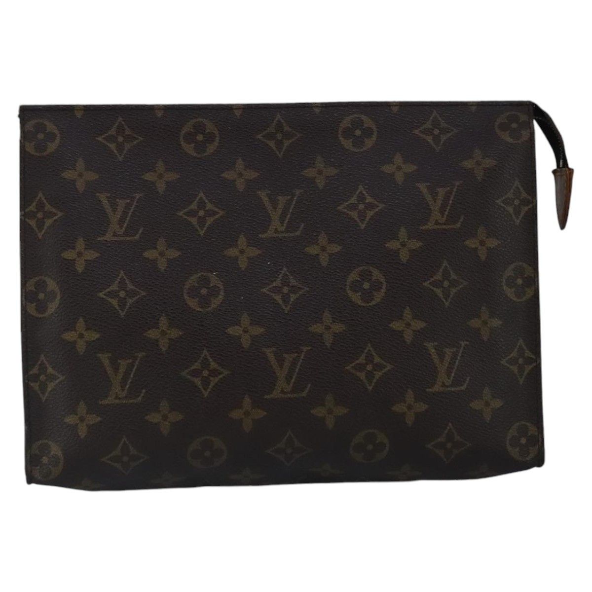 Trousse De Toilette 25 Black Canvas Wallet (Pre-Owned)