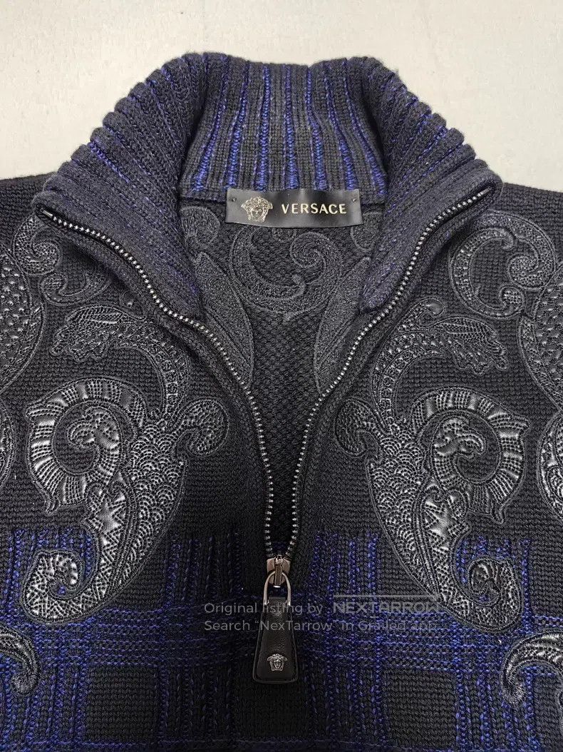 Versace Versace Men's wool knitted coat Size US S / EU 44-46 / 1 - 3 Thumbnail