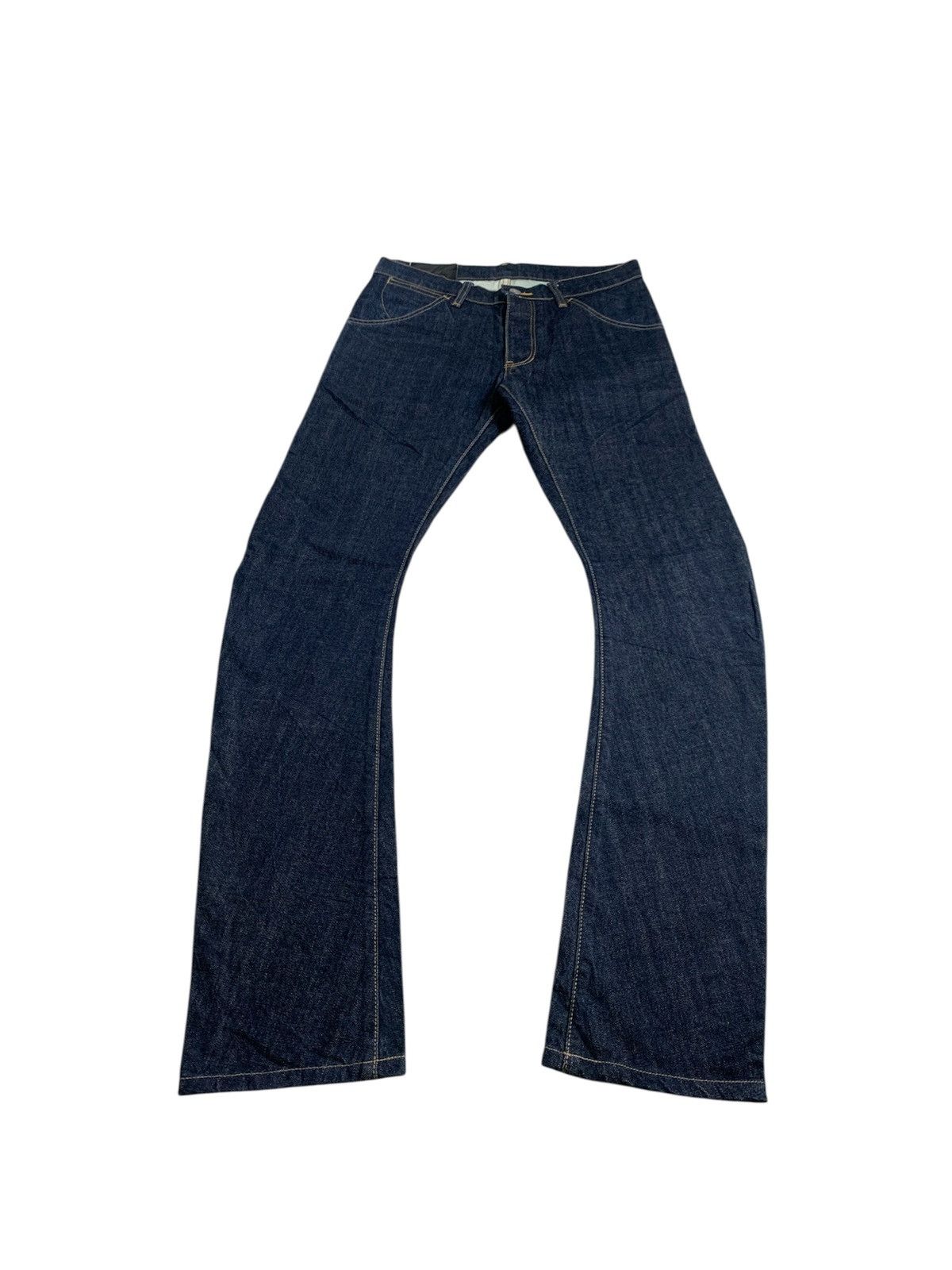Attachment ATTACHMENT Dark Indigo Slim Fit Denim Jeans Size US 30 / EU 46 - 3 Thumbnail