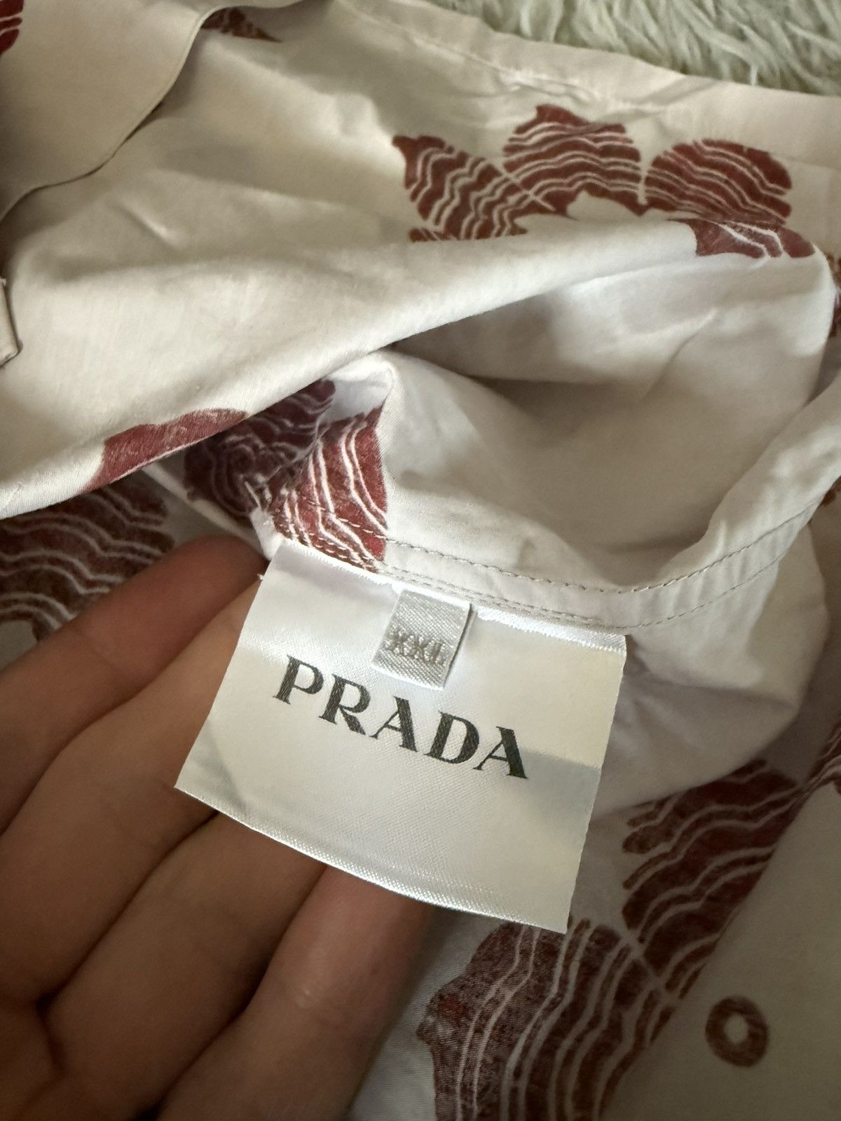 Prada floral shirt Size US XL / EU 56 / 4 - 4 Thumbnail