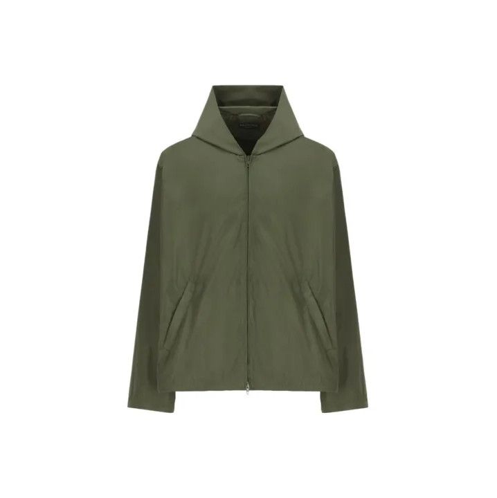 Balenciaga Balenciaga Green Logo Hoodie Jacket for Men Size US M / EU 48-50 / 2 - 1 Thumbnail