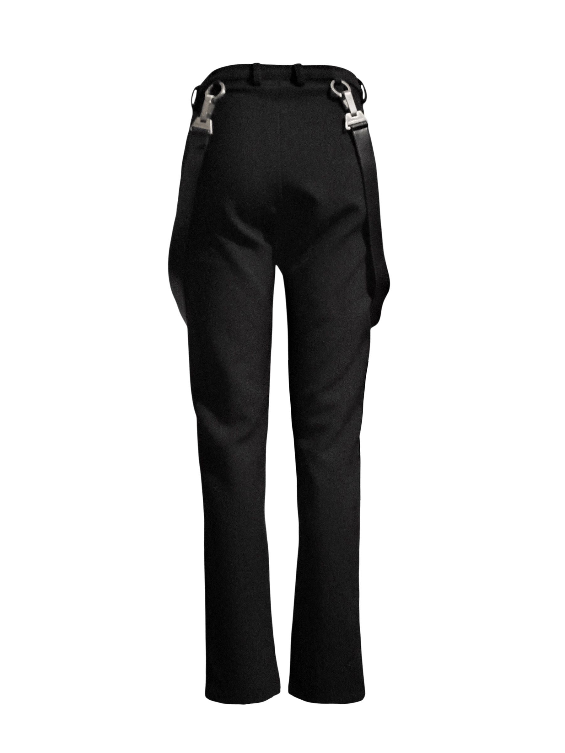 Pieces Uniques PIÈCES UNIQUES AW19 'MOON & SUN' BLACK BONDAGE TROUSERS Size 25" / US 0 / IT 36 - 5 Thumbnail