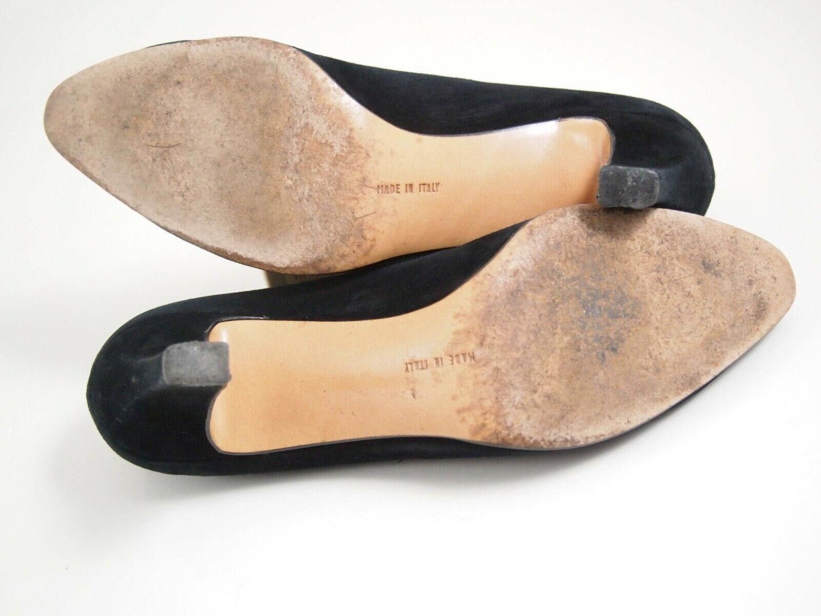 Salvatore Ferragamo Ferragamo Heels Pumps Black Suede Womens US 8 B EU 38 Size US 8 / IT 38 - 8 Thumbnail