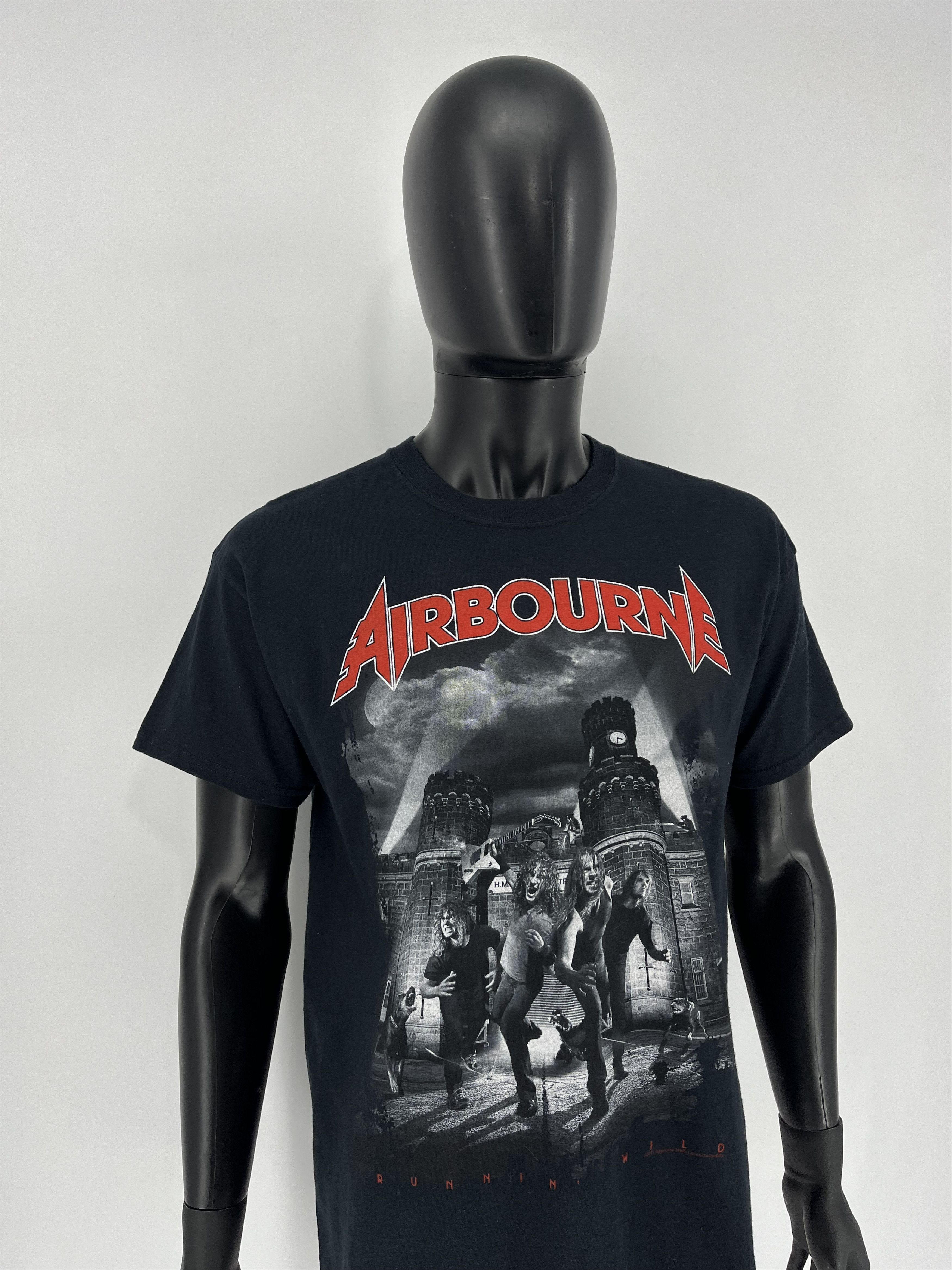Band Tees Vintage Y2K Airborne Running Wild big logo 2017 tee 90’s Size US L / EU 52-54 / 3 - 3 Thumbnail