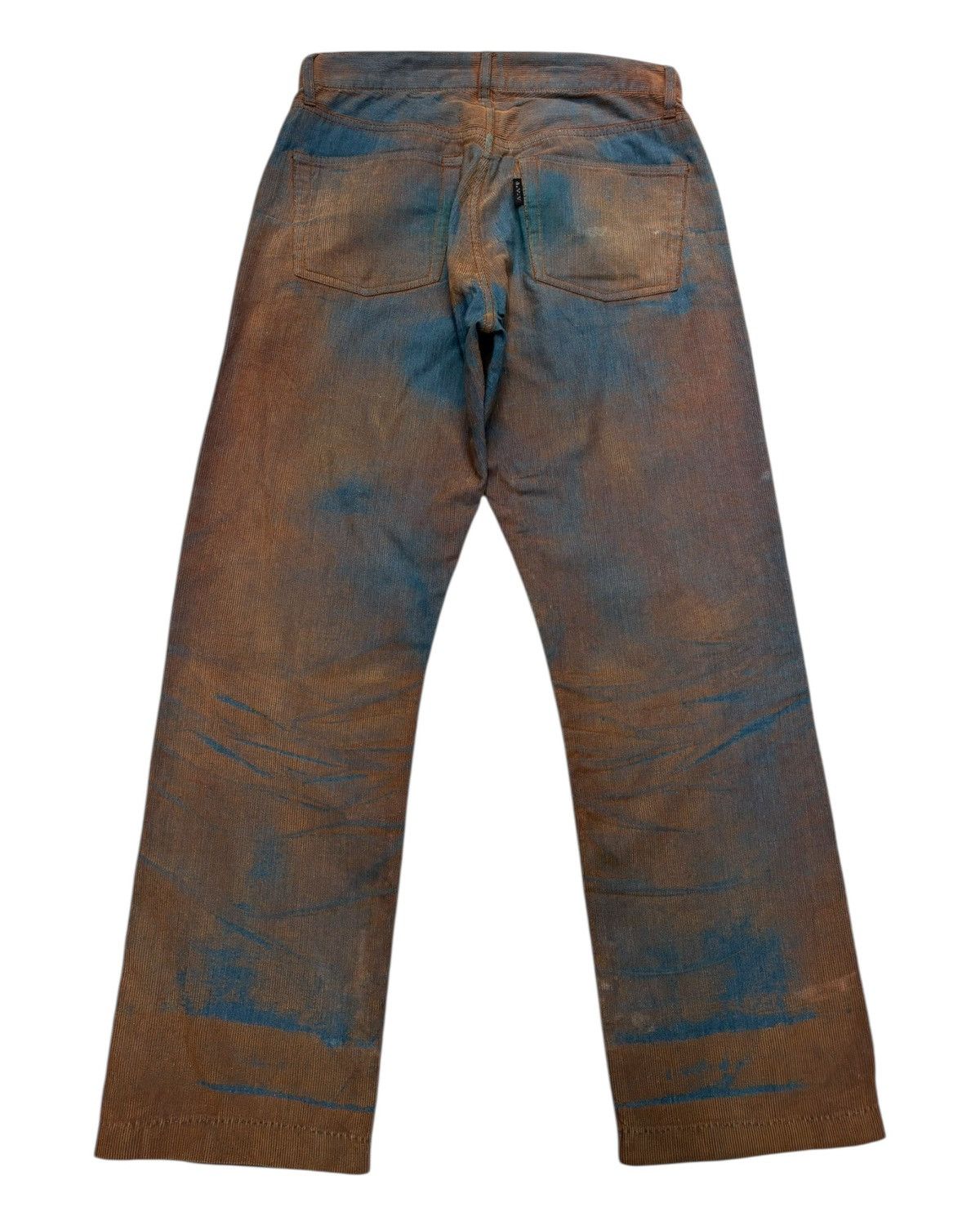 🔥AVV HOMME ARTISAN DYED GRADIENT DISTRESSED PANTS
