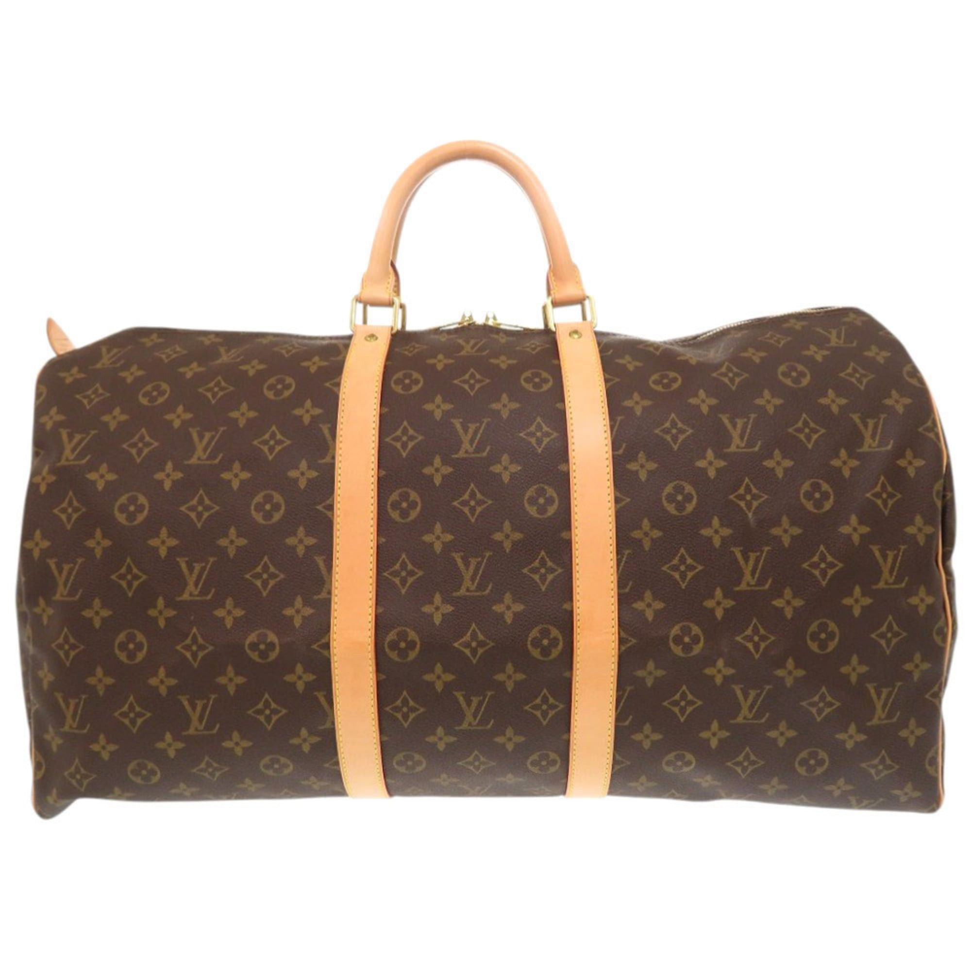 Louis Vuitton Excellent condition Louis Vuitton Keepall 55 Monogram M41424 Brown Boston Bag LV 1237LOUIS VUITTON Size ONE SIZE - 1 Thumbnail