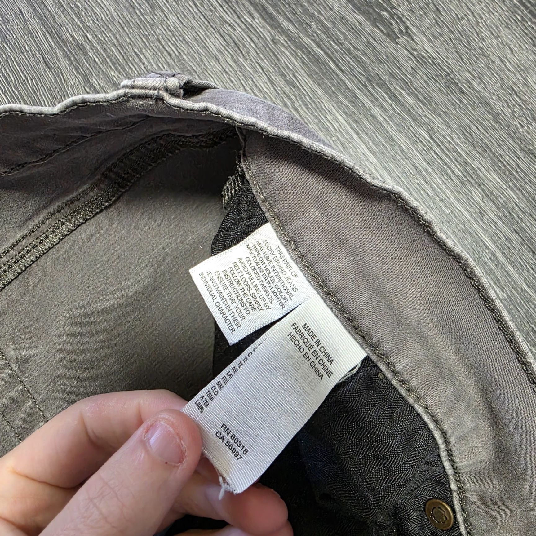 Lucky Brand Lucky Brand 121 Slim Pants Mens 34x32 Gray Chino Gorpcore Casual Outdoors Chino Slimming Mens Size US 34 / EU 50 - 7 Thumbnail