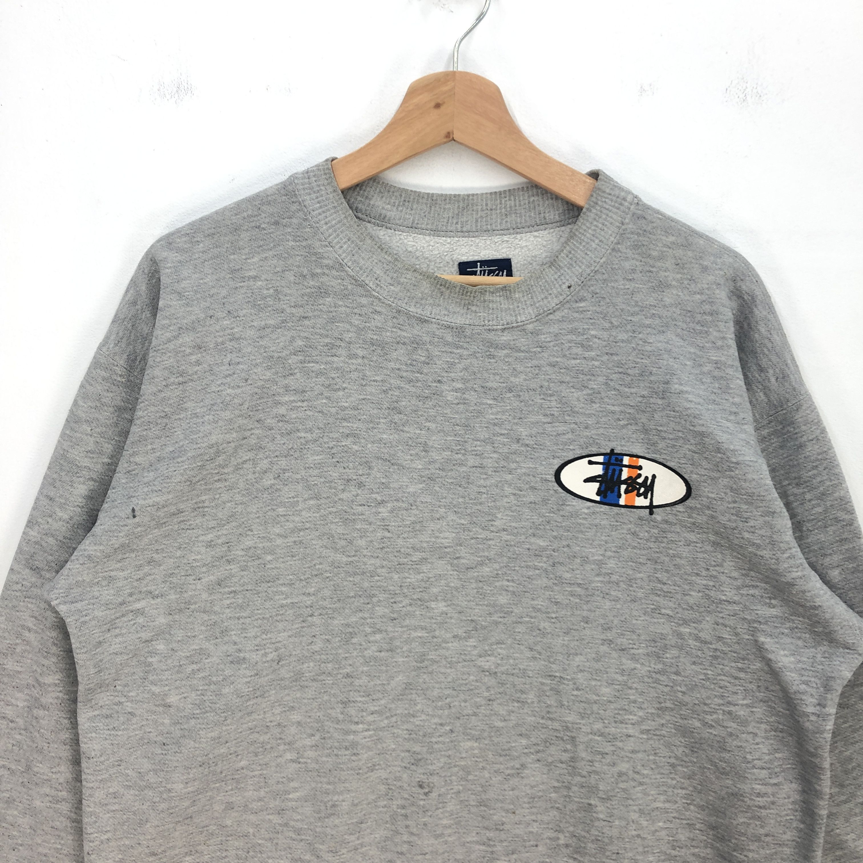 Stussy Vintage Distressed Stussy Sweater Stussy Sweatshirt 56789 Size US M / EU 48-50 / 2 - 4 Thumbnail