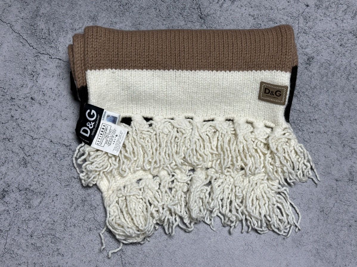 Dolce & Gabbana Vintage Dolce & Gabbana Wool Knitted Scarf / Muffler Size ONE SIZE - 6 Thumbnail