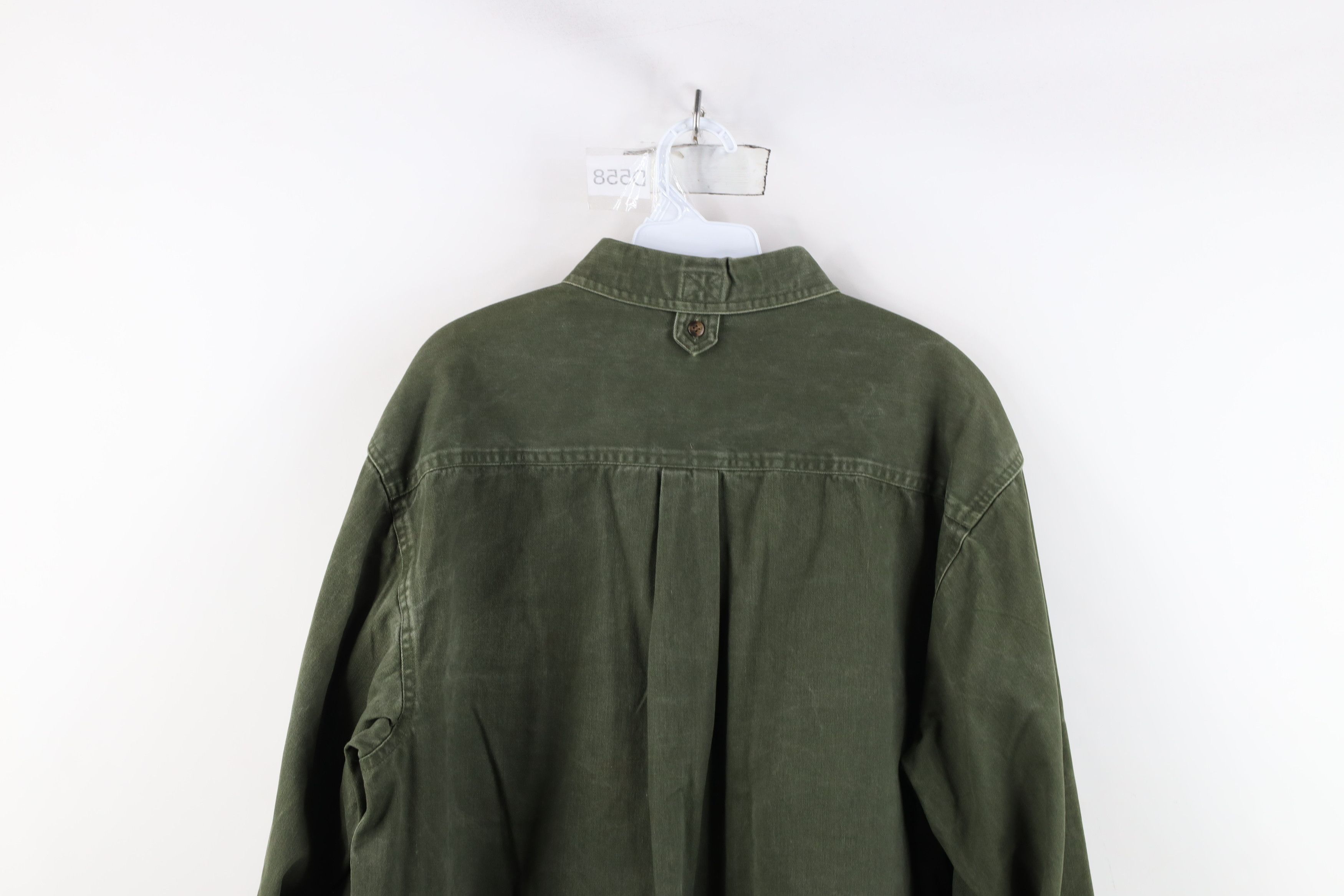 Vintage Vintage 90s Streetwear Collared Button Down Shirt Size US L / EU 52-54 / 3 - 13 Thumbnail