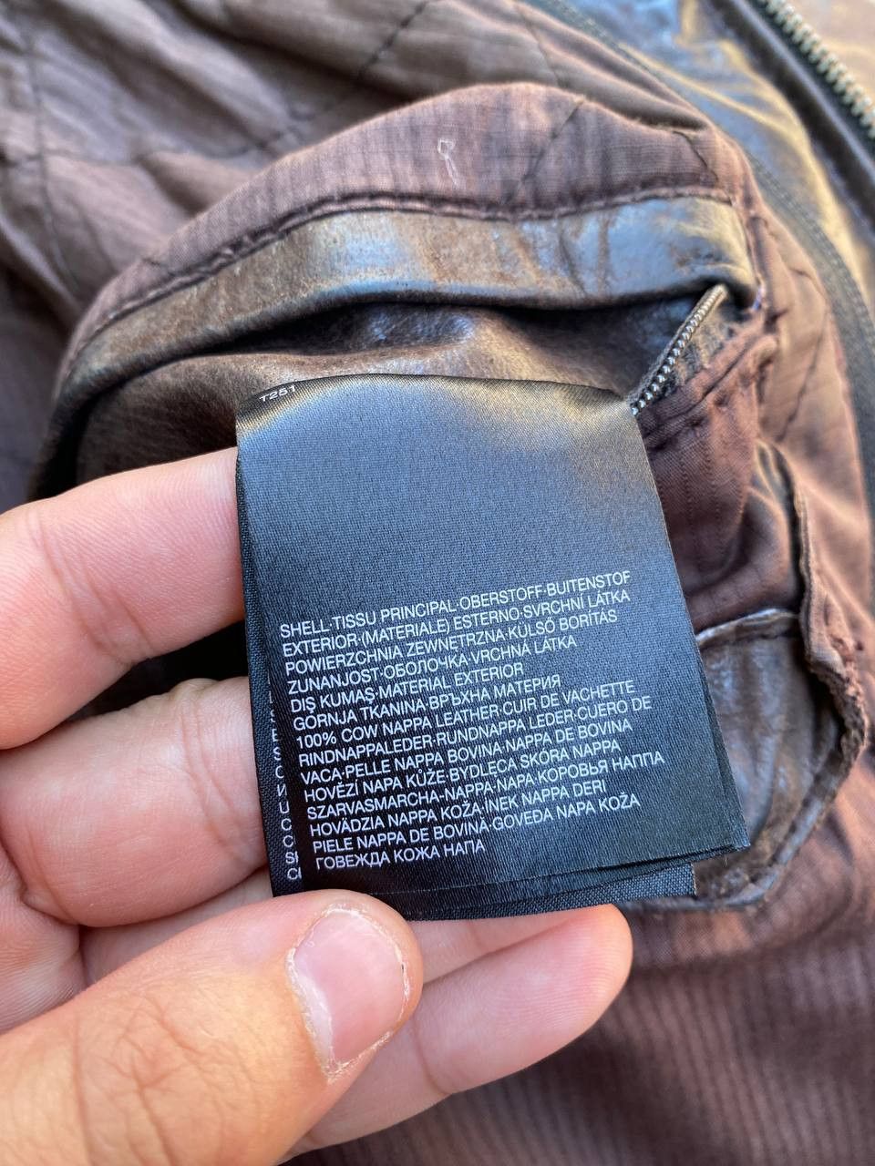 Other Leather Faded Avant Garde brown Rick Owens style Jacket Size US XL / EU 56 / 4 - 16 Thumbnail