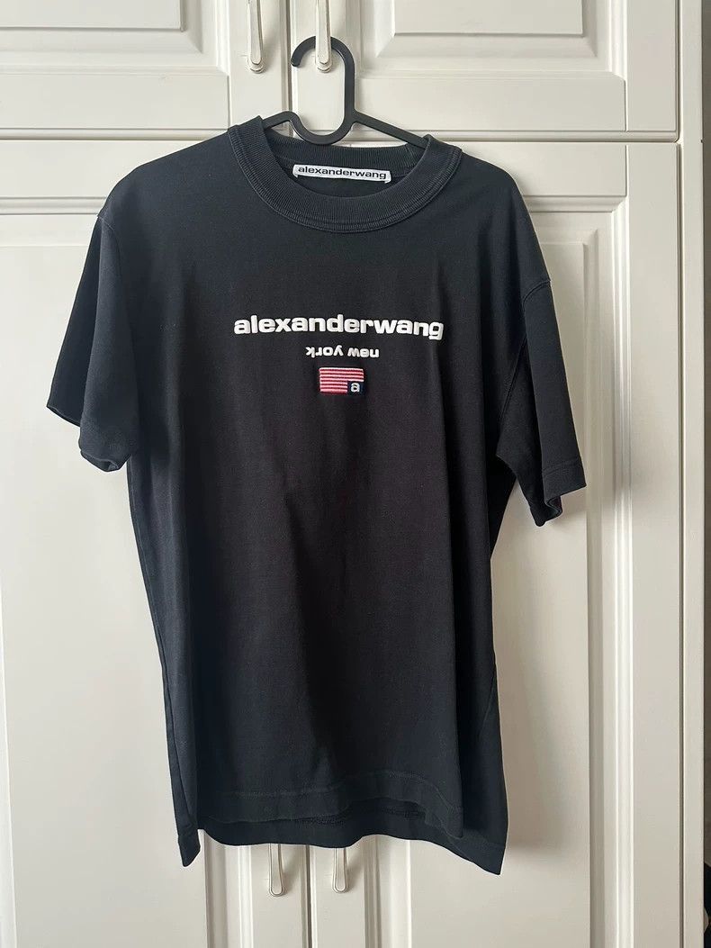 Alexander Wang Alexander Wang Logo Short Sleeve T-Shirt- Size M / US 6-8 / IT 42-44 - 1 Thumbnail
