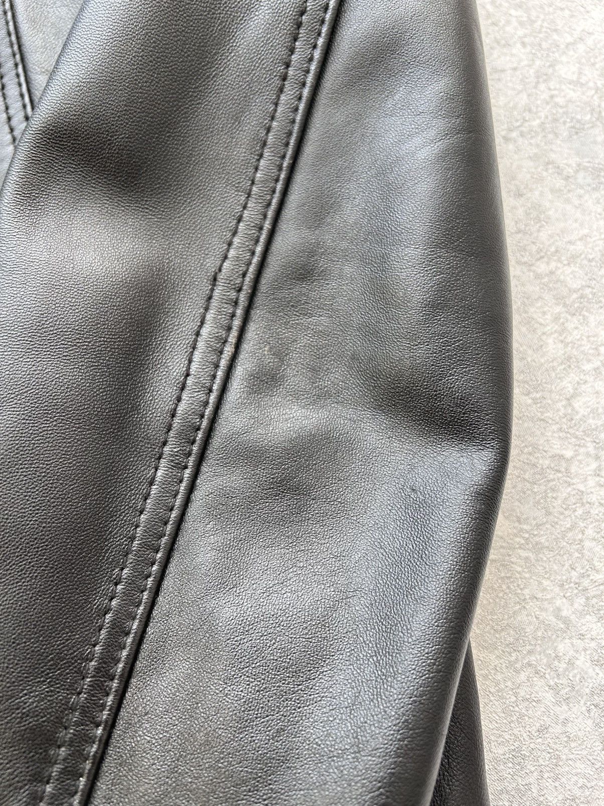 Dolce & Gabbana Dolce Gabbana Sheepskin Leather Moto Biker Jacket Size XS / US 0-2 / IT 36-38 - 13 Thumbnail