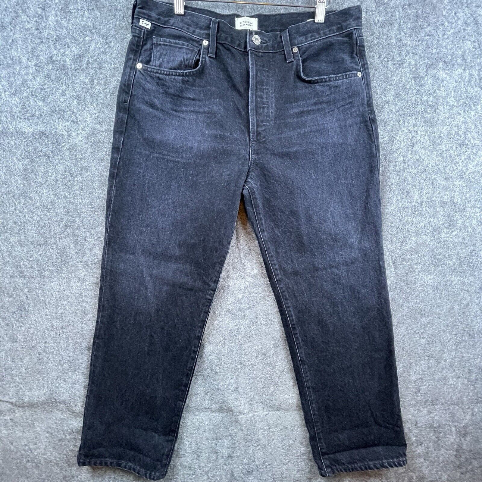 Citizens Of Humanity Citizens Humanity Jeans Womens 30 Black Emery Crop Straight Size 30" / US 8 / IT 44 - 1 Thumbnail