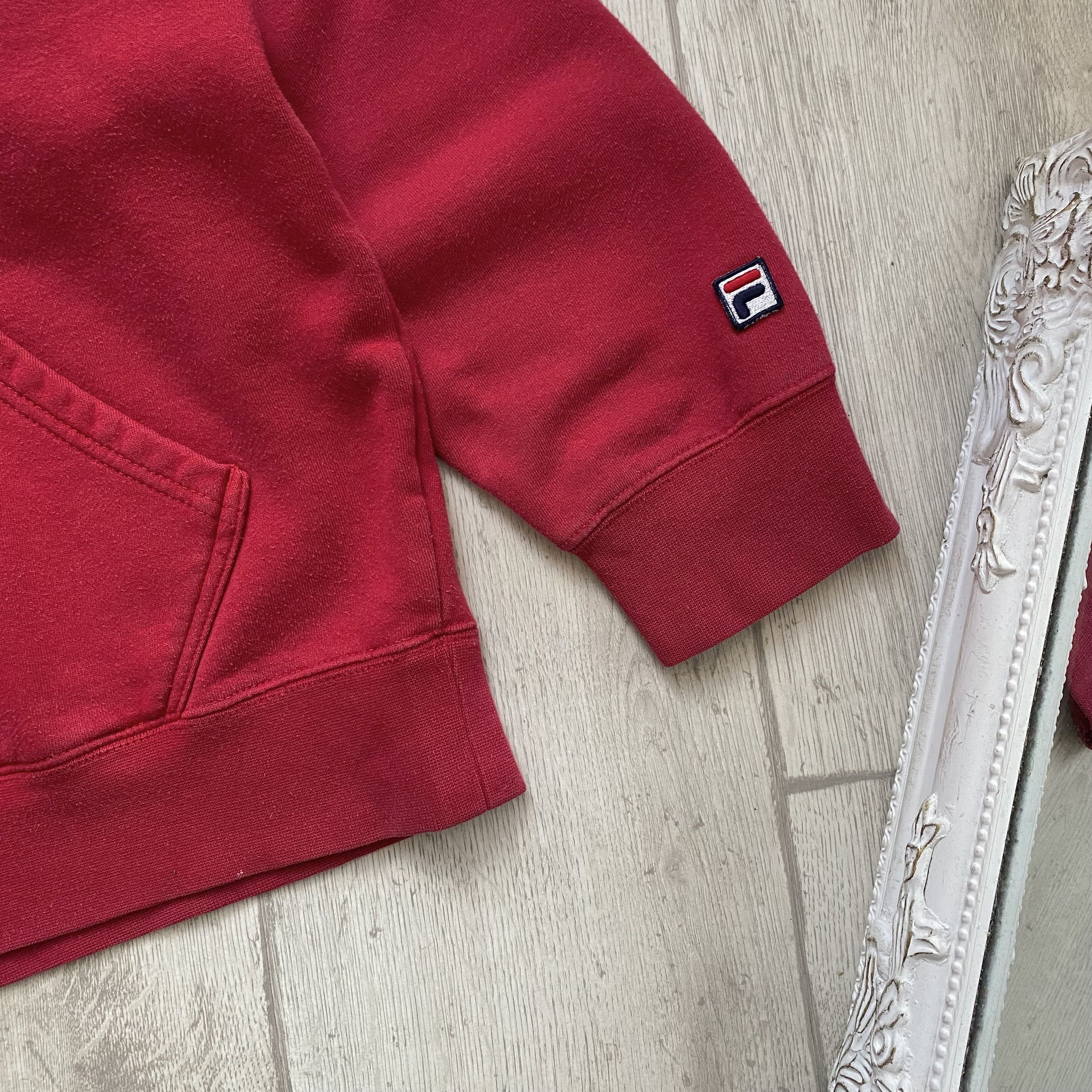 Fila 🔥 90s Vitage Fila Boxy Hoodie Embrodery Big Logo Size US M / EU 48-50 / 2 - 5 Thumbnail