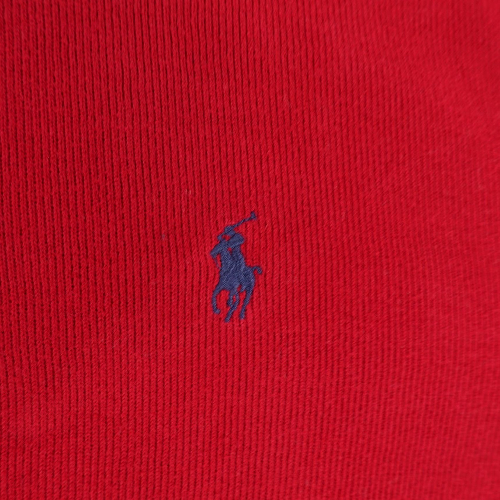 Polo Ralph Lauren VINTAGE Polo Ralph Lauren Sweater Mens XL Red Knit Pullover 1/4 Zip Logo Outdoor Preppy Size US XL / EU 56 / 4 - 3 Thumbnail