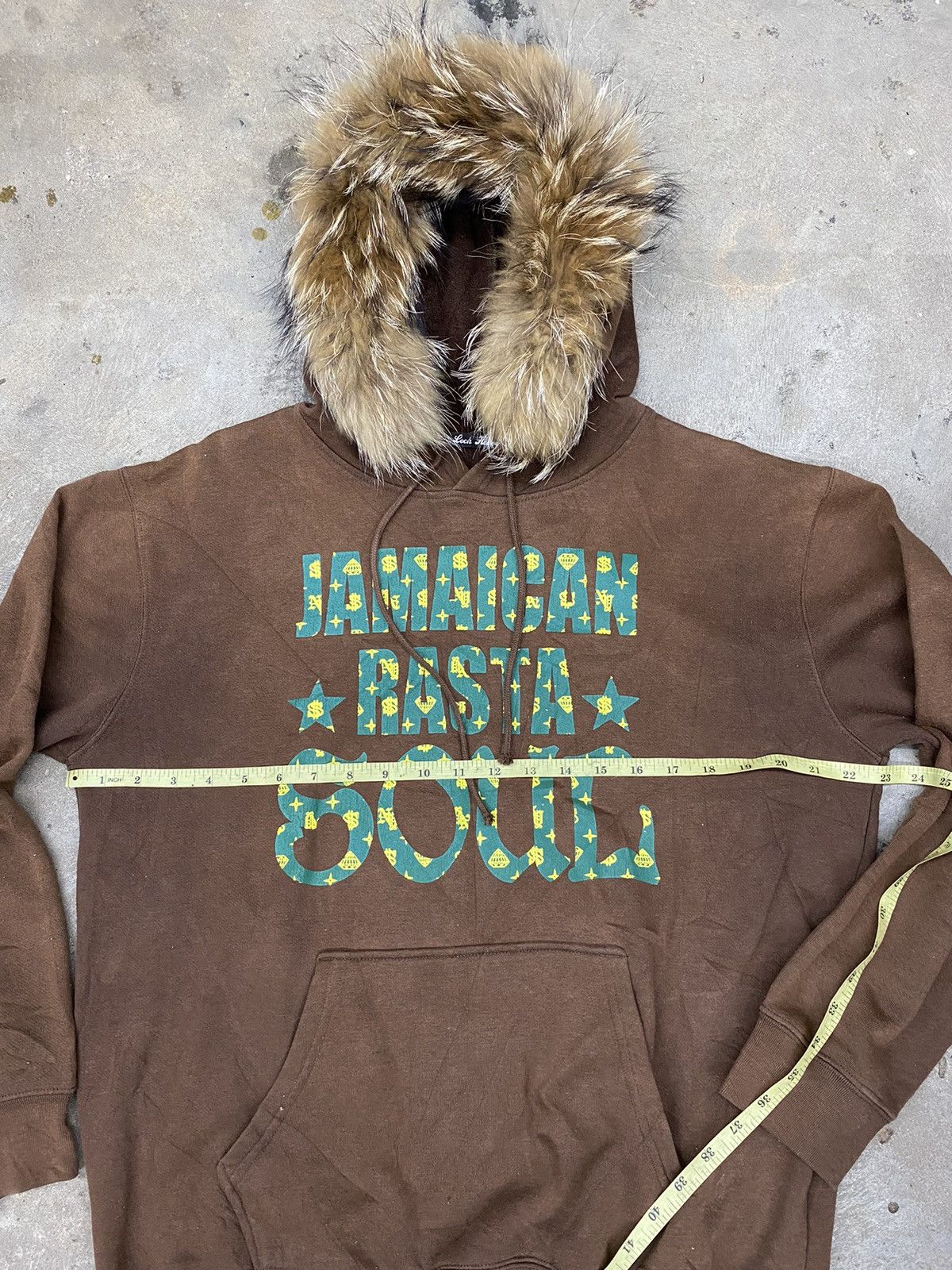 Hysteric Glamour × If Six Was Nine × Japanese Brand Faux Fur jamaican rasta brown hoodie Size US L / EU 52-54 / 3 - 9 Thumbnail