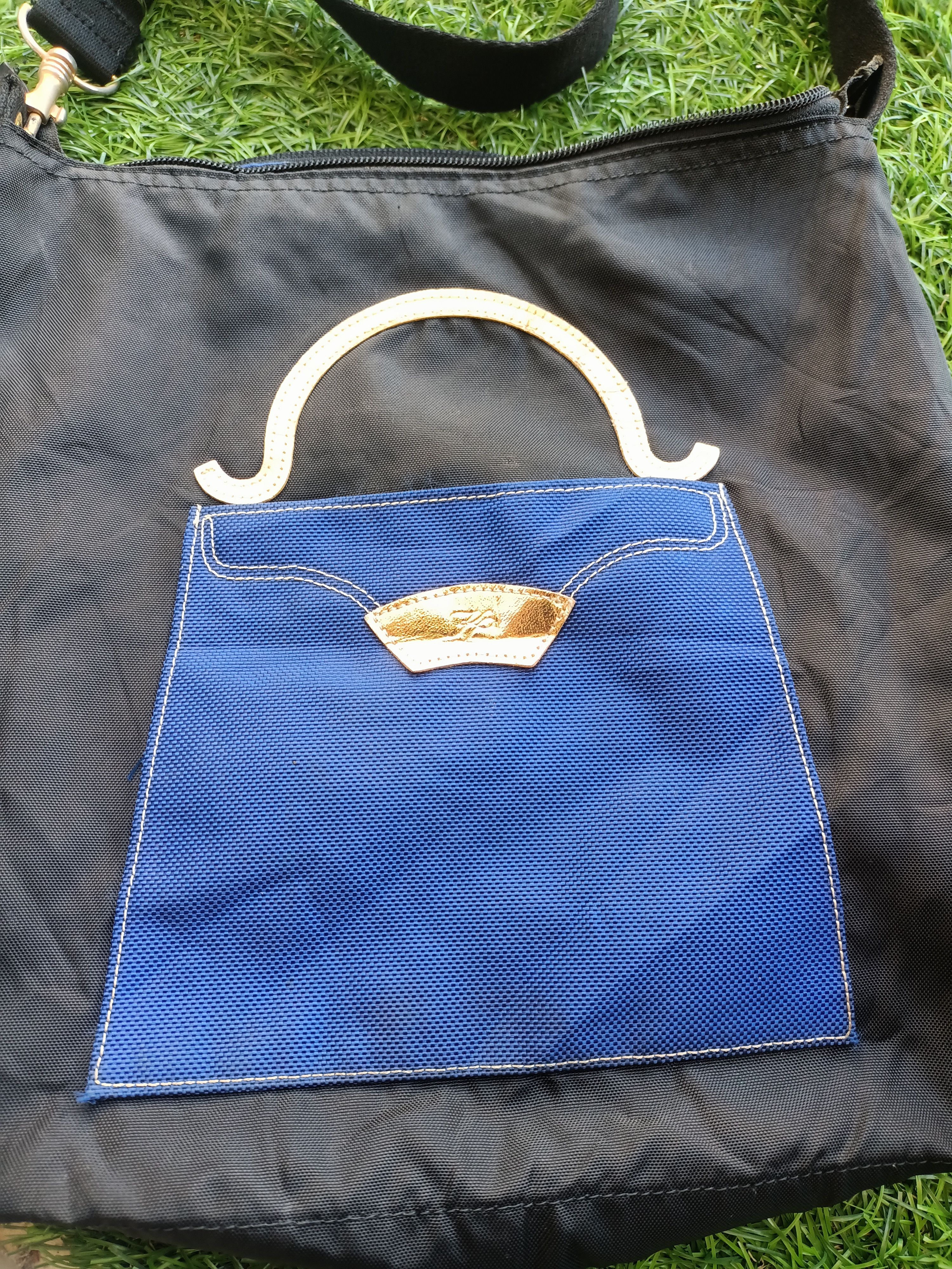 Karl Lagerfeld Vintage 90s Karl Lagerfeld reversible handbag zip Opti Dmc Size ONE SIZE - 21 Thumbnail