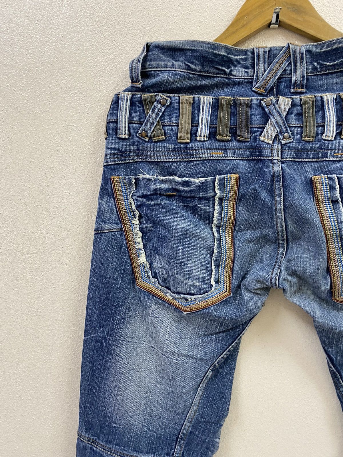Japanese Brand Vtg Denim Double Waist Wild Life Japan Size US 34 / EU 50 - 5 Thumbnail