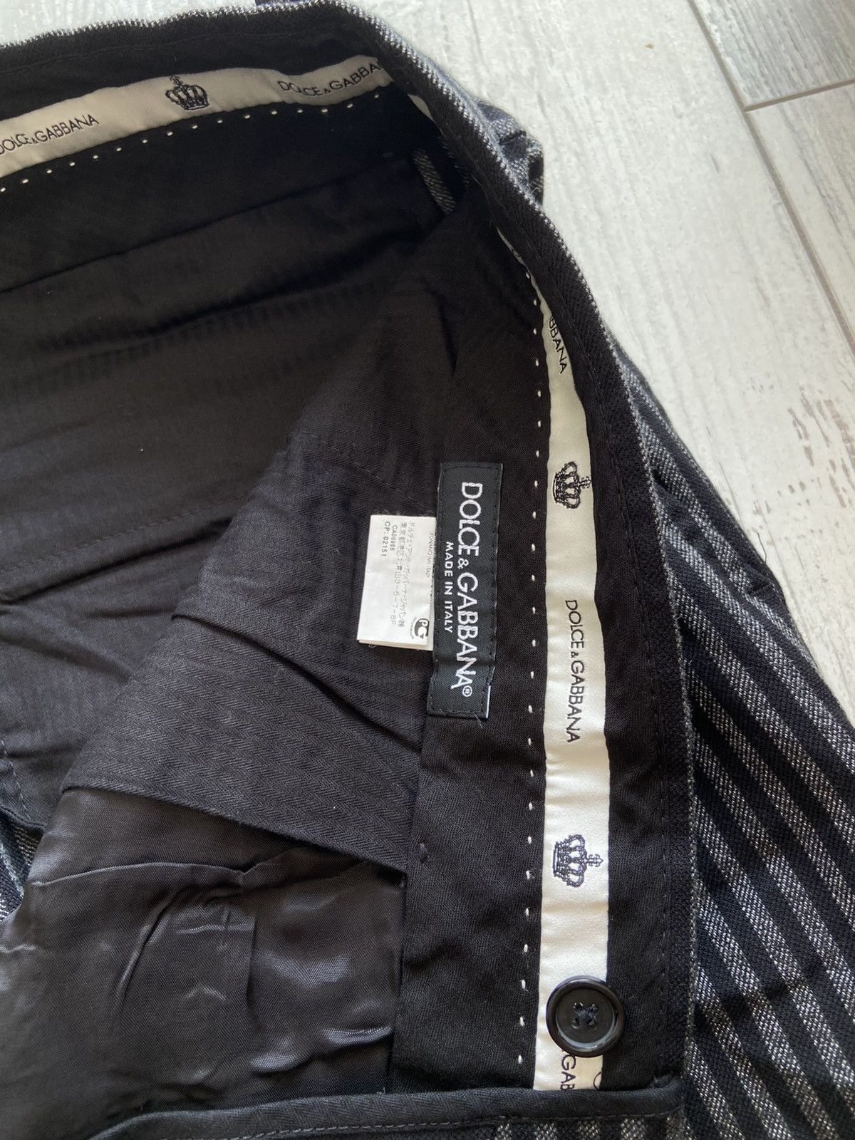 Dolce & Gabbana Dolce & Gabbana Pinstripe Pants Size US 40 / EU 56 - 9 Thumbnail