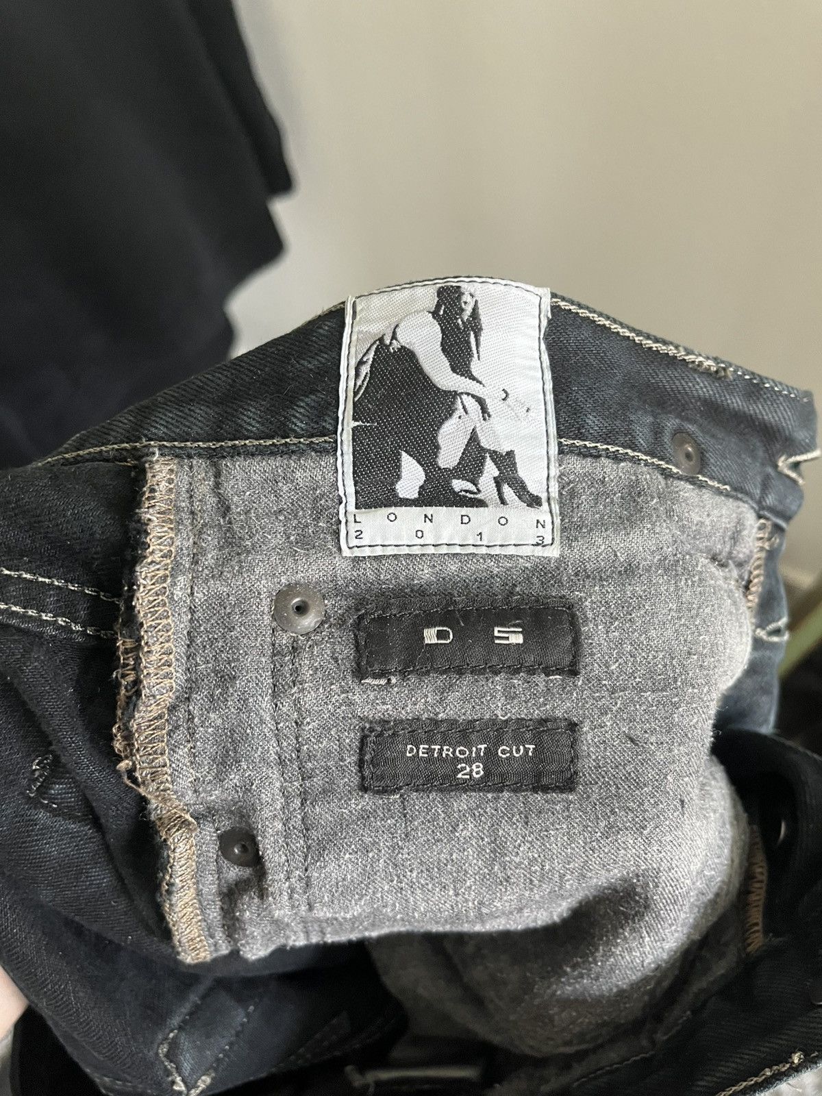 Rick Owens Rick Owens Waxed Detroit Size US 28 / EU 44 - 4 Thumbnail