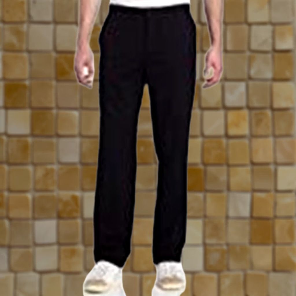 Dockers DOCKERS Black Easy Khaki Flat Front Straight Pants - 34x30, Regular, Men's Pants, Belt Loops, Zip Closure, Flat Front, Khaki Color, 466820007 Size US 34 / EU 50 - 1 Preview
