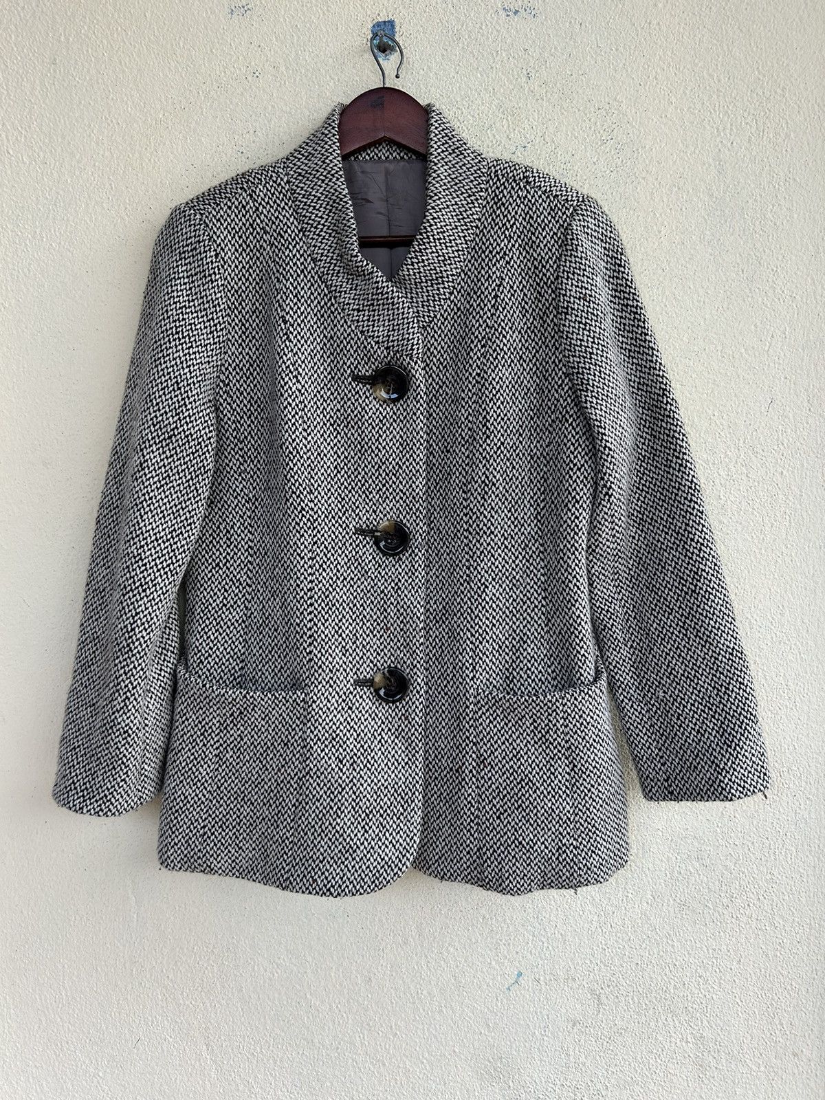 Designer × Longchamp Longchamp Wool Jacket Size M / US 6-8 / IT 42-44 - 1 Thumbnail