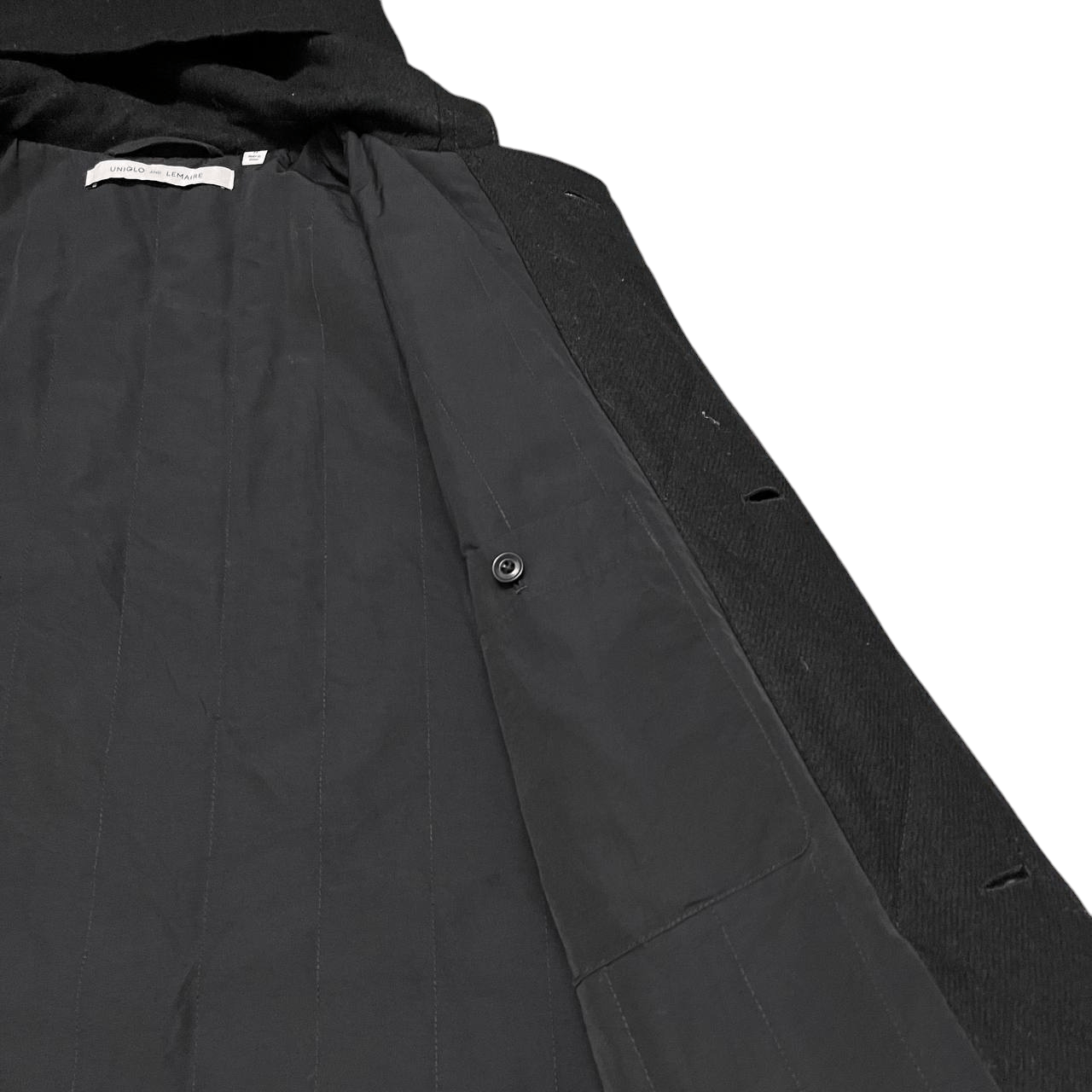 Lemaire × Uniqlo Uniqlo and Lemaire Wool Hooded Coat Size US M / EU 48-50 / 2 - 6 Thumbnail