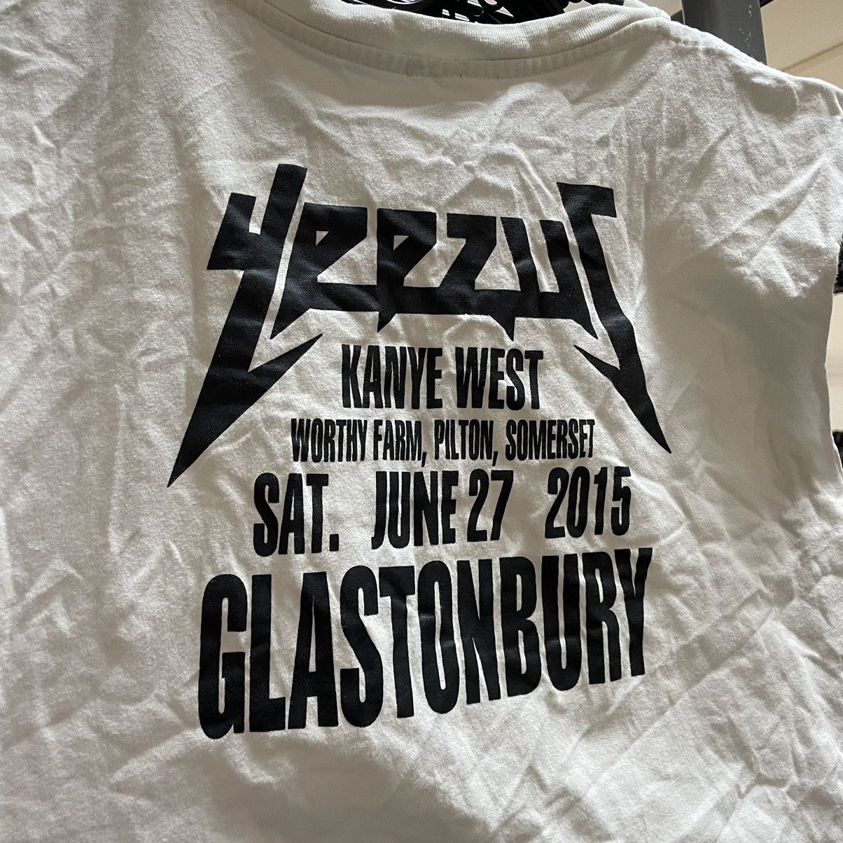 Band Tees × If Six Was Nine Vtg YEEZUS Kanye West Glastonbury England tee shirt vest Size US S / EU 44-46 / 1 - 4 Thumbnail