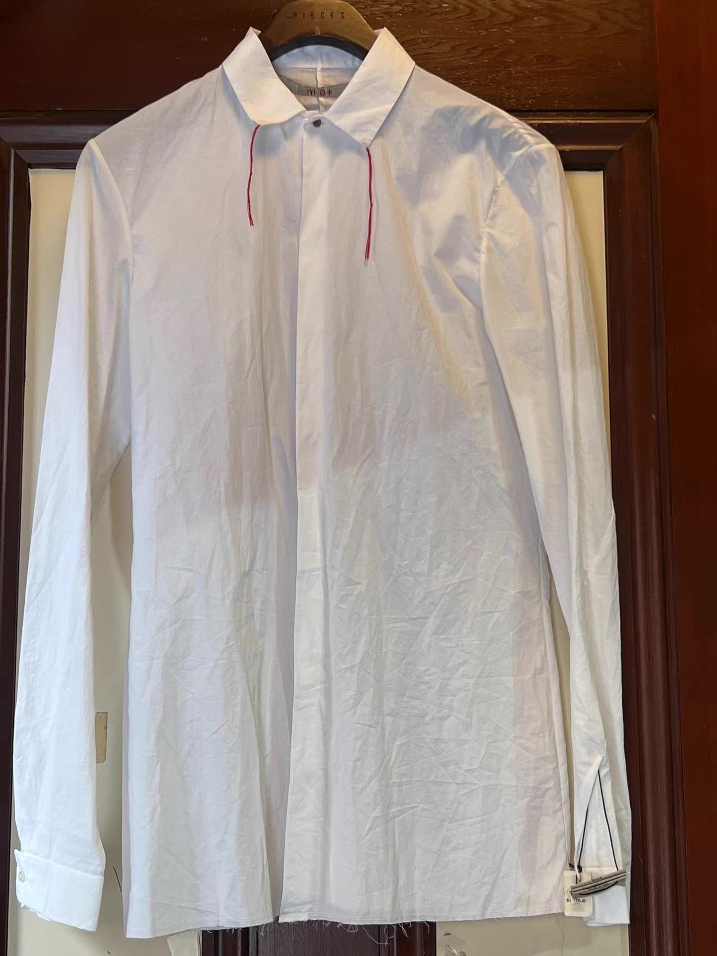 The Viridi-anne m.a+ 18AW Men's White Fitted Shirt。Ｑ25 Size US M / EU 48-50 / 2 - 1 Thumbnail