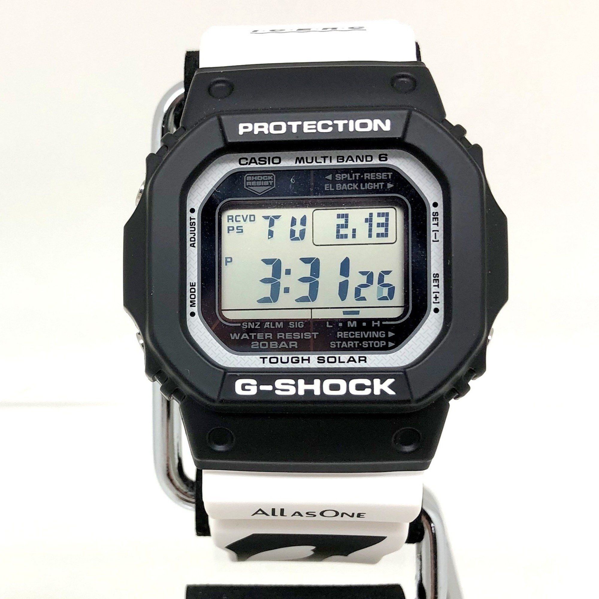 image of Casio G-Shock Watch Gw-M5610K-1Jr Orca Radio Solar 2020 Irukuji Dolphin Whale Digital Tough Black W